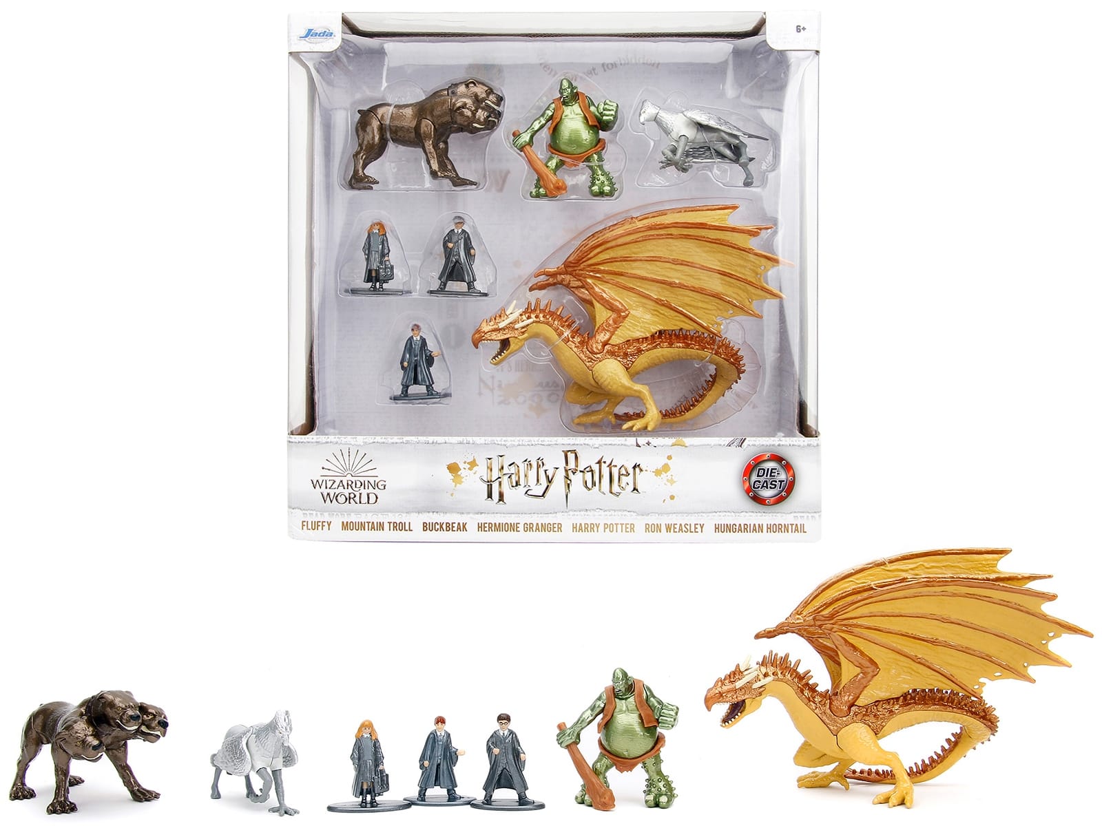 "Harry Potter Wizarding World" Set of 7 Diecast Figures by Jada - Image 2