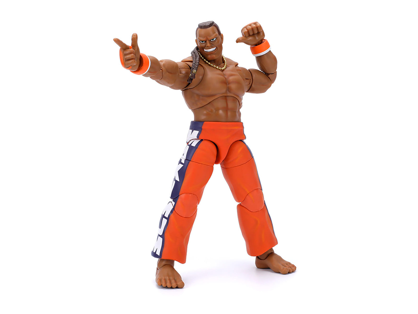 Dee Jay 6" Moveable Figure with Accessories and Alternate Head and Hands "Ultra Street Fighter II: The Final Challengers" (2017) Video Game Model by Jada - Image 2