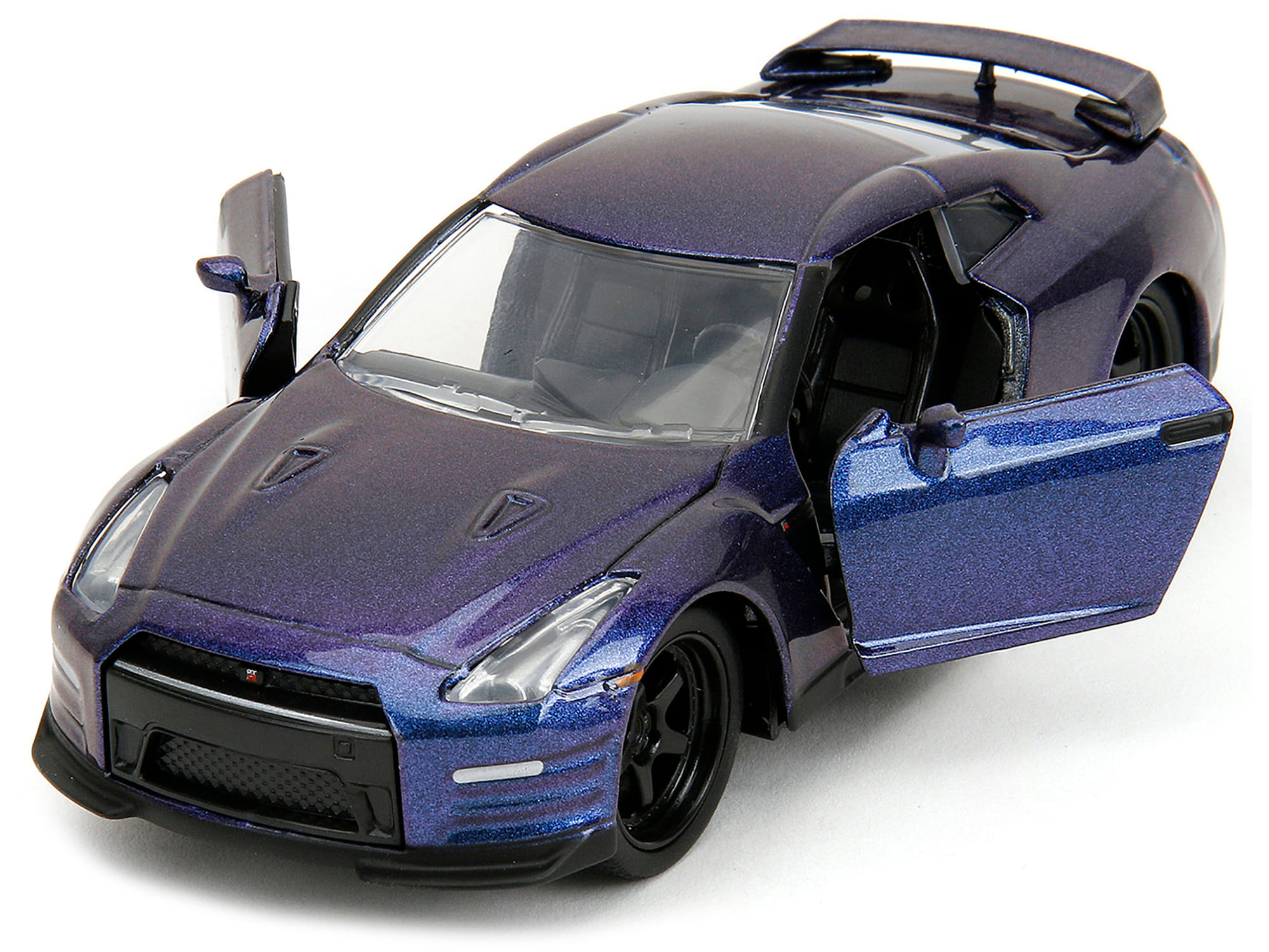 2009 Nissan GT-R (R35) Purple Metallic "Pink Slips" Series 1/32 Diecast Model Car by Jada - Image 5