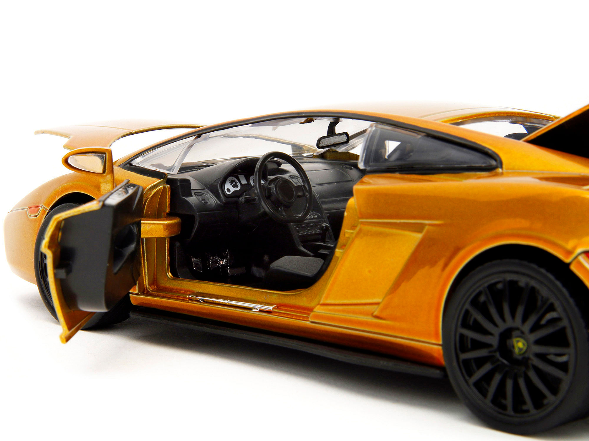 Lamborghini Gallardo Gold Metallic “Fast X” (2023) Movie “Fast & Furious” Series 1/24 Diecast Model Car by Jada