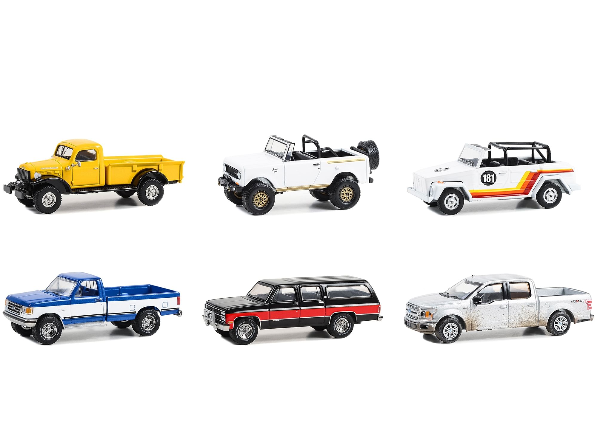 “All Terrain” Series 15 Set of 6 pieces 1/64 Diecast Model Cars by Greenlight