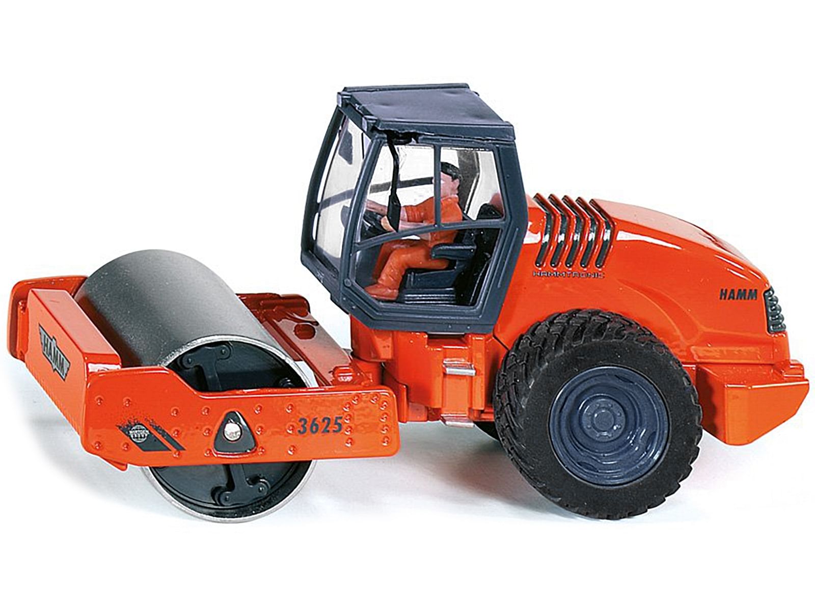 Hamm 3625 Compactor Orange 1/50 Diecast Model by Siku