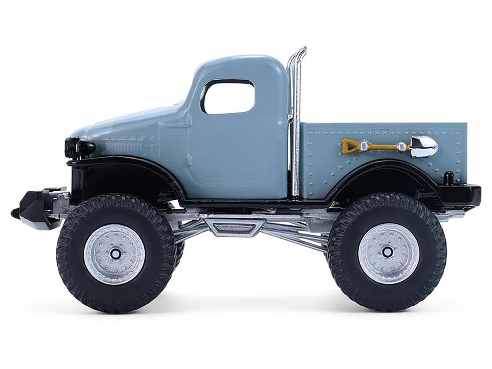 1941 Military Half Ton 4x4 Truck Slate Blue "All Terrain" Series 17 1/64 Diecast Model Car by Greenlight - Image 2
