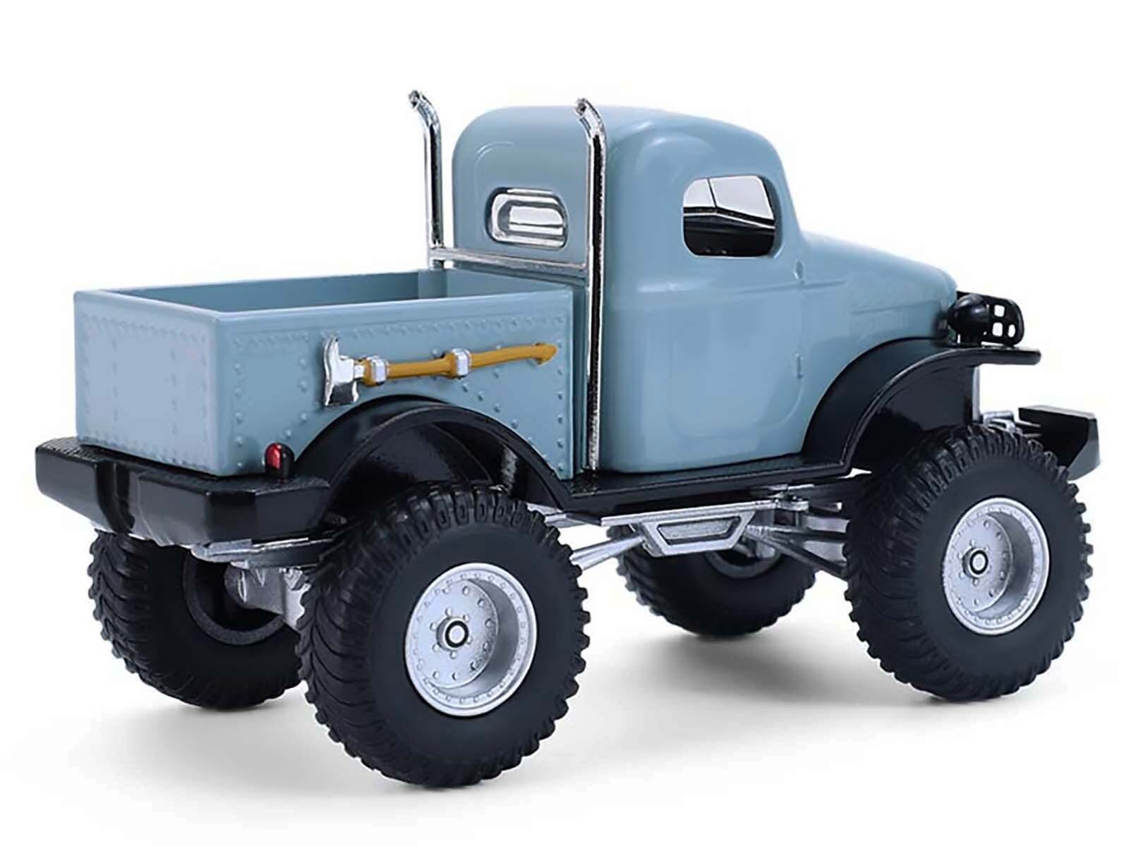 1941 Military Half Ton 4x4 Truck Slate Blue "All Terrain" Series 17 1/64 Diecast Model Car by Greenlight - Image 3