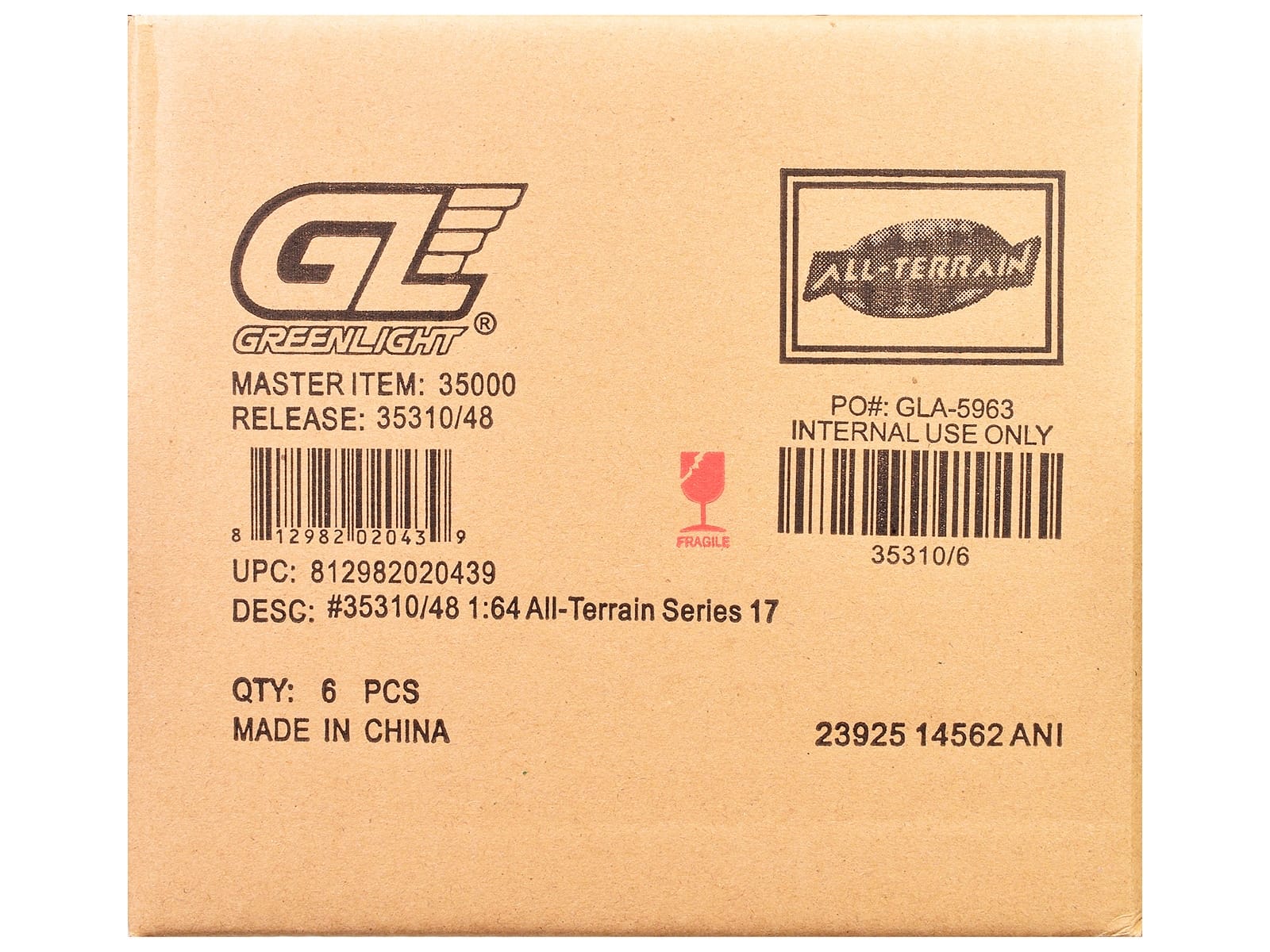 "All Terrain" Series 17 Set of 6 pieces 1/64 Diecast Model Cars by Greenlight - Image 3