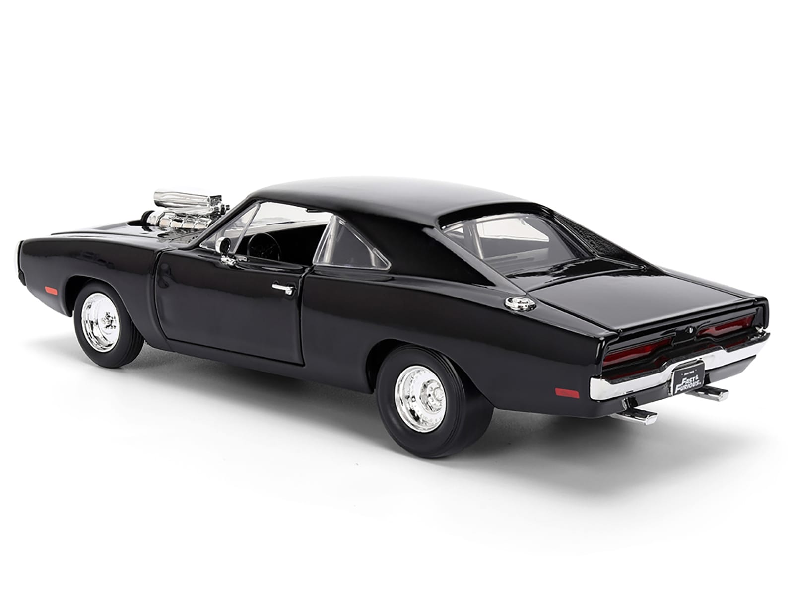 Dom's 1970 Dodge Charger R/T Black "F9" (2021) Movie "Fast & Furious" Series 1/24 Diecast Model Car by Jada - Image 2