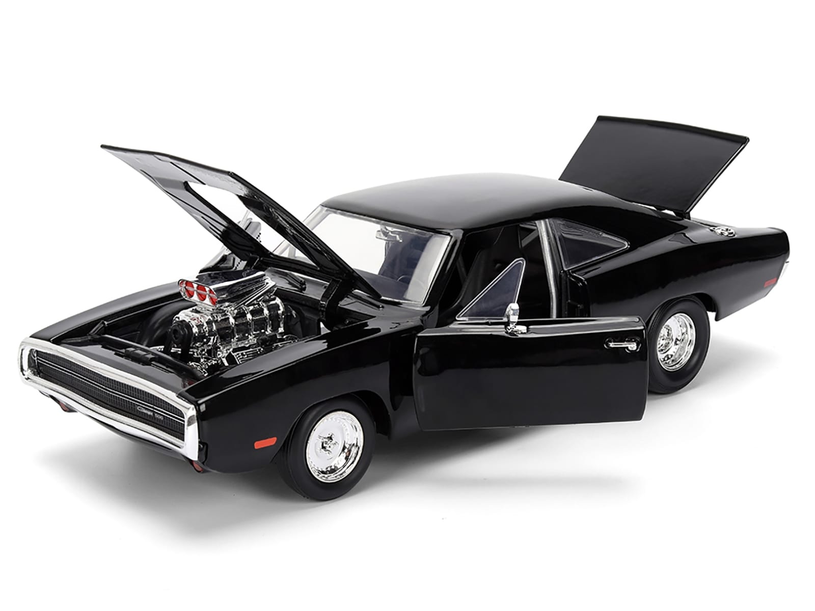 Dom's 1970 Dodge Charger R/T Black "F9" (2021) Movie "Fast & Furious" Series 1/24 Diecast Model Car by Jada - Image 3