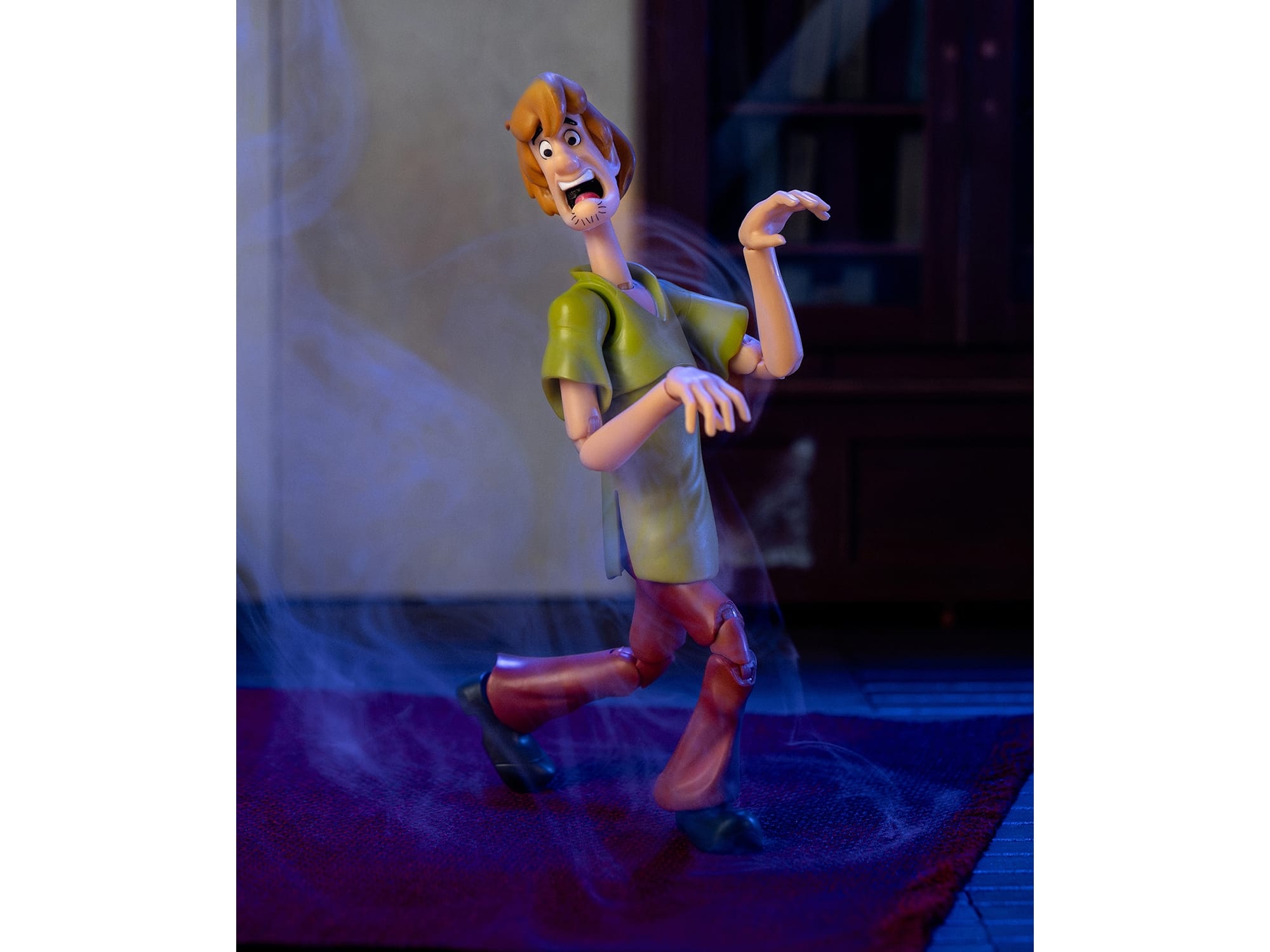 Shaggy Rogers 6.5" Moveable Figure with Accessories and Alternate Head and Hands "Scooby-Doo!" Franchise Model by Jada - Image 3