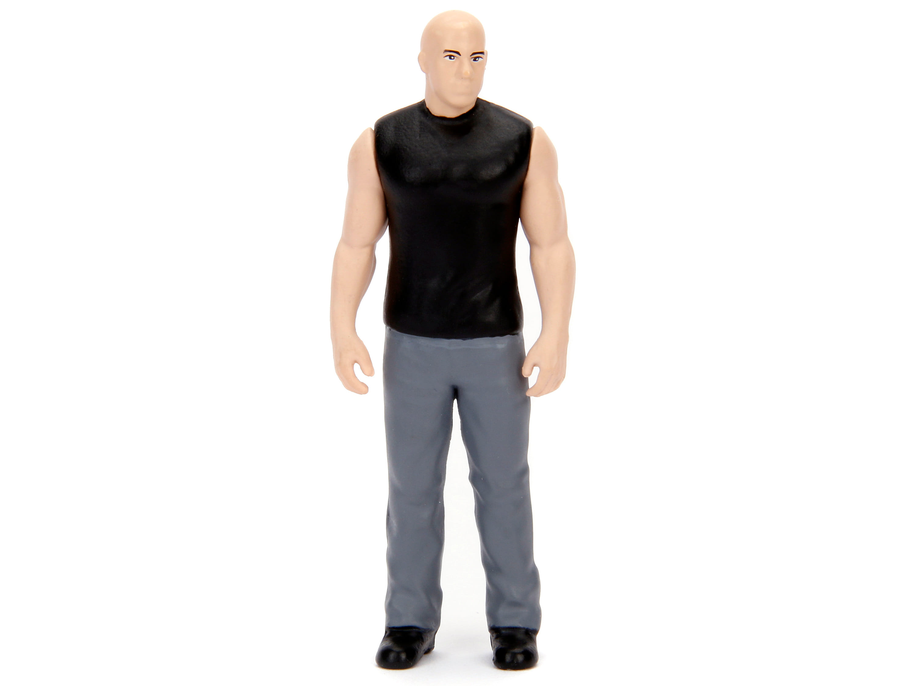 Model Kit Dodge Charger R/T Black and Dom Diecast Figure "Fast & Furious" Movie "Build N' Collect" Series 1/24 Diecast Model Car by Jada - Image 2