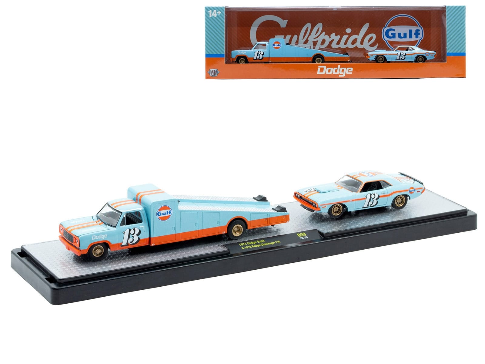 Auto Haulers Set of 3 Trucks Release 99 Limited Edition to 7600 pieces Worldwide 1/64 Diecast Models by M2 Machines - Image 5