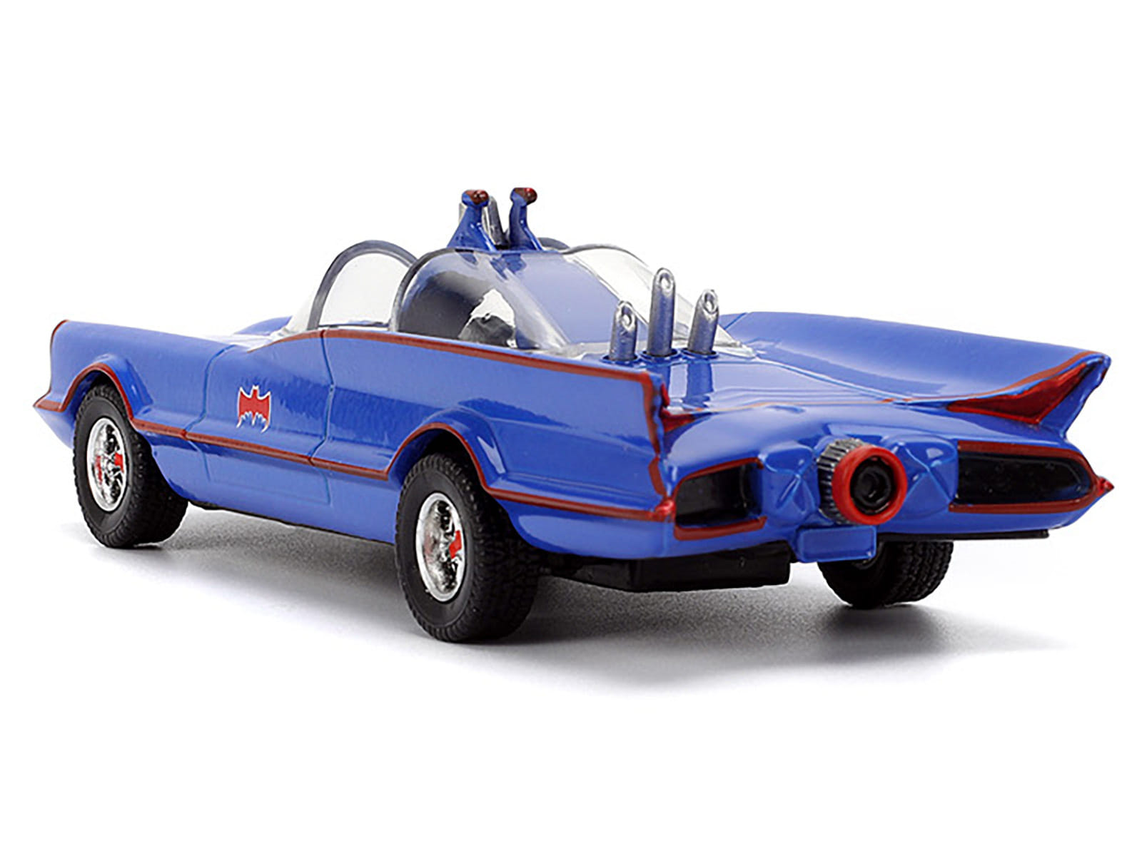 1966 Batmobile Blue "Batman" (1966-1968) Classic TV Series "Hollywood Rides" Series 1/32 Diecast Model Car by Jada - Image 2