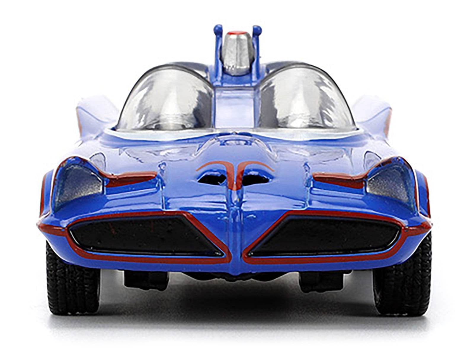 1966 Batmobile Blue "Batman" (1966-1968) Classic TV Series "Hollywood Rides" Series 1/32 Diecast Model Car by Jada - Image 3