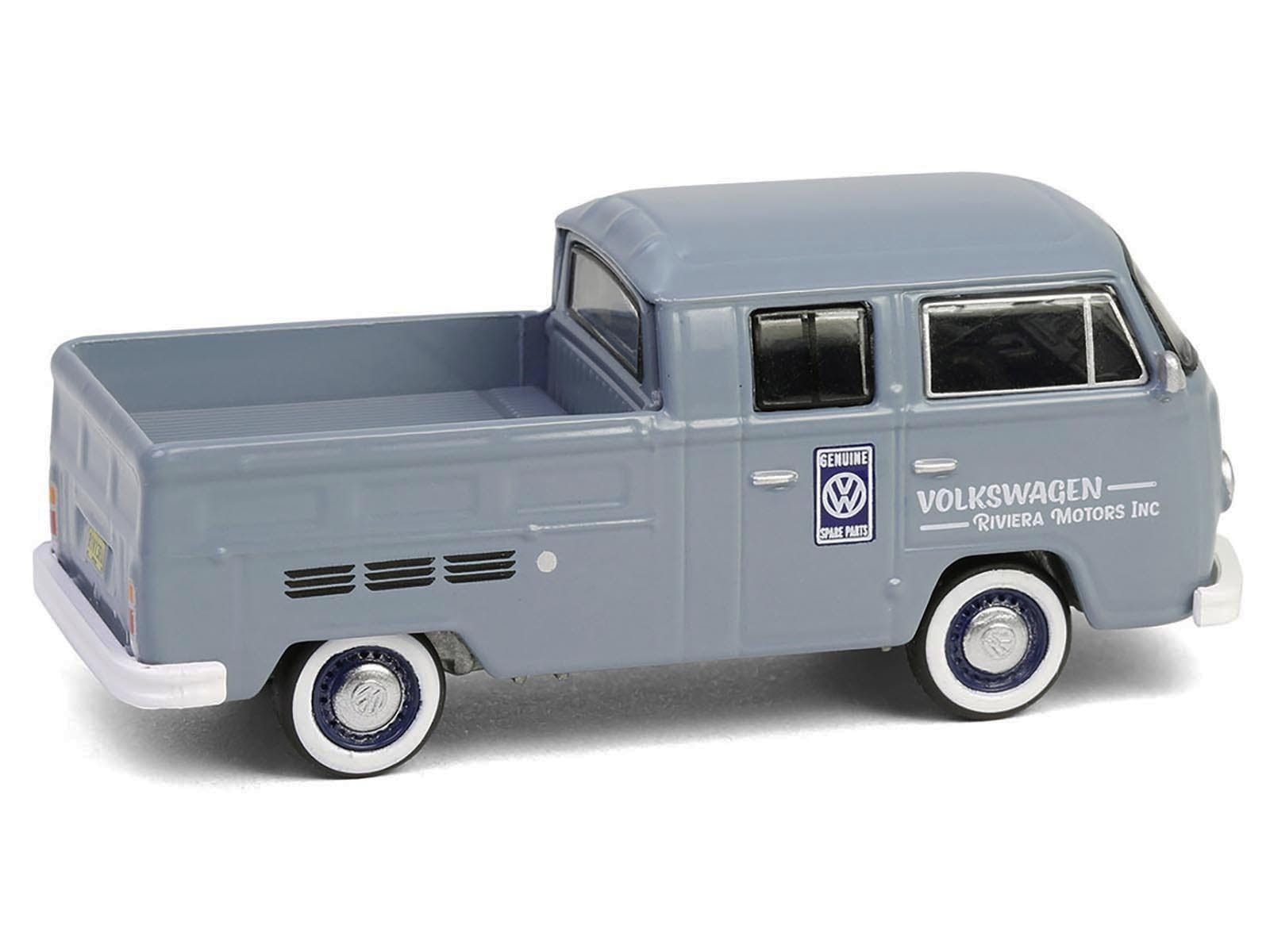 1978 Volkswagen Type 2 Double Cab Pickup Truck "Volkswagen Service" Gray "Club Vee-Dub" Series 20 1/64 Diecast Model Car by Greenlight - Image 2