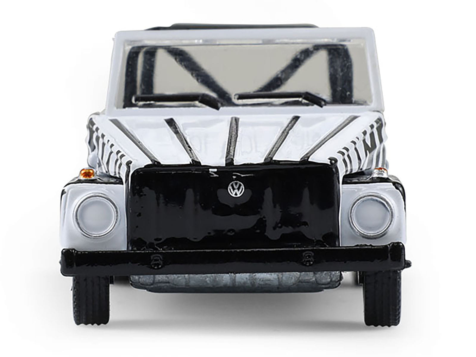 1974 Volkswagen Thing (Type 181) "Safari Adventure" Black and White Zebra Stripes "Club Vee-Dub" Series 21 1/64 Diecast Model Car by Greenlight - Image 4