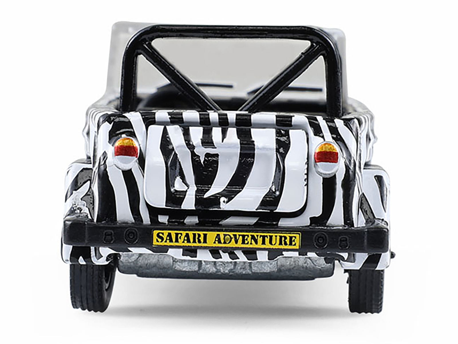 1974 Volkswagen Thing (Type 181) "Safari Adventure" Black and White Zebra Stripes "Club Vee-Dub" Series 21 1/64 Diecast Model Car by Greenlight - Image 5