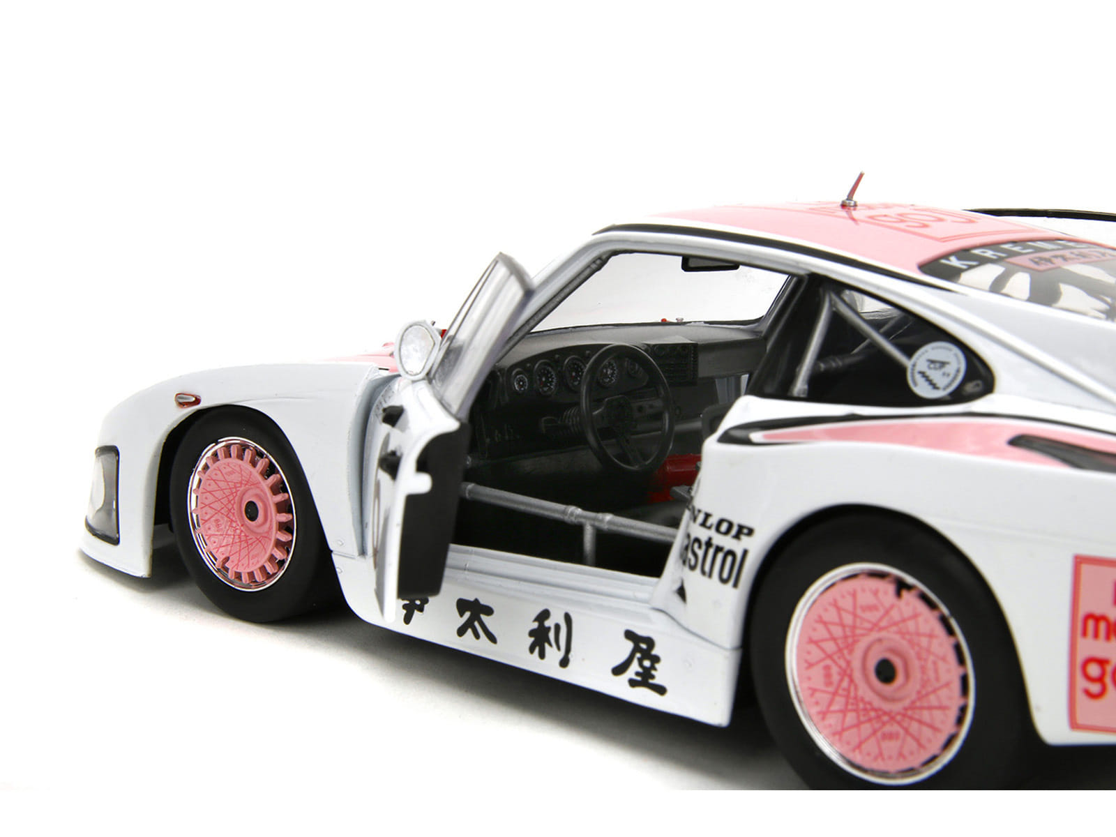 Porsche 935 K3 #6 Bob Wollek - Henri Pescarolo Winner "Suzuka 1000KM" (1981) "Pink Slips" Series 1/18 Diecast Model Car by Jada - Image 3