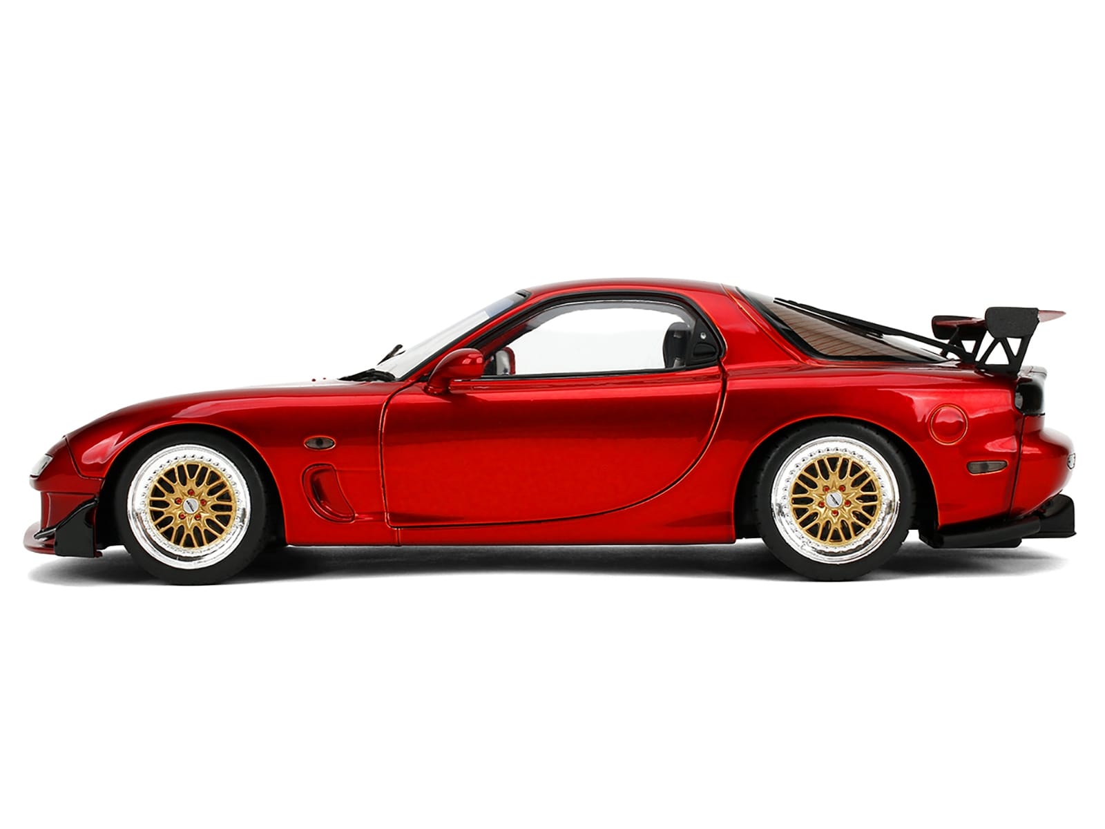 Mazda RX7 Type RS (FD3S) RHD (Right Hand Drive) Orange Metallic "Pink Slips" Series 1/18 Diecast Model Car by Jada - Image 3