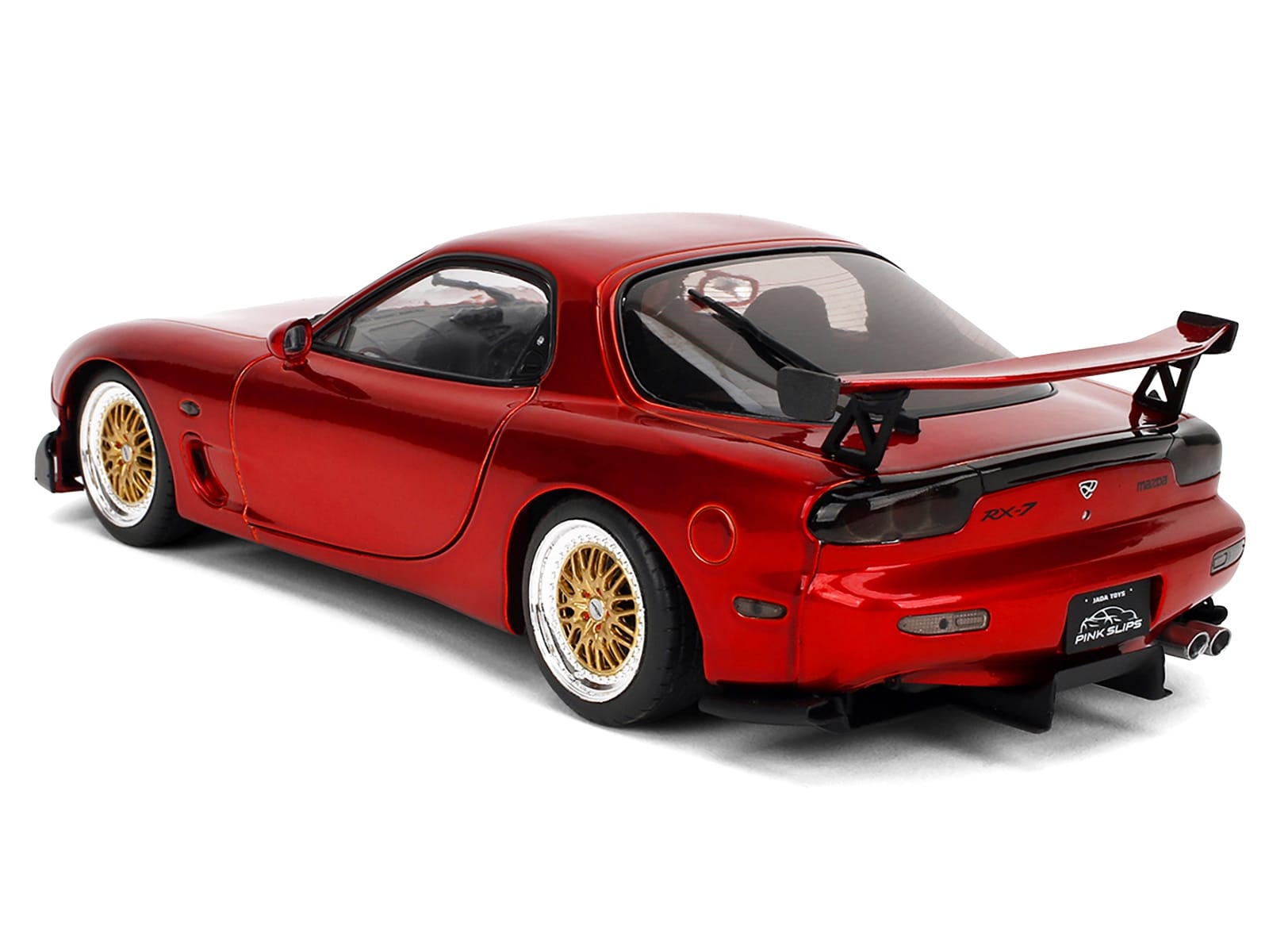Mazda RX7 Type RS (FD3S) RHD (Right Hand Drive) Orange Metallic "Pink Slips" Series 1/18 Diecast Model Car by Jada - Image 5