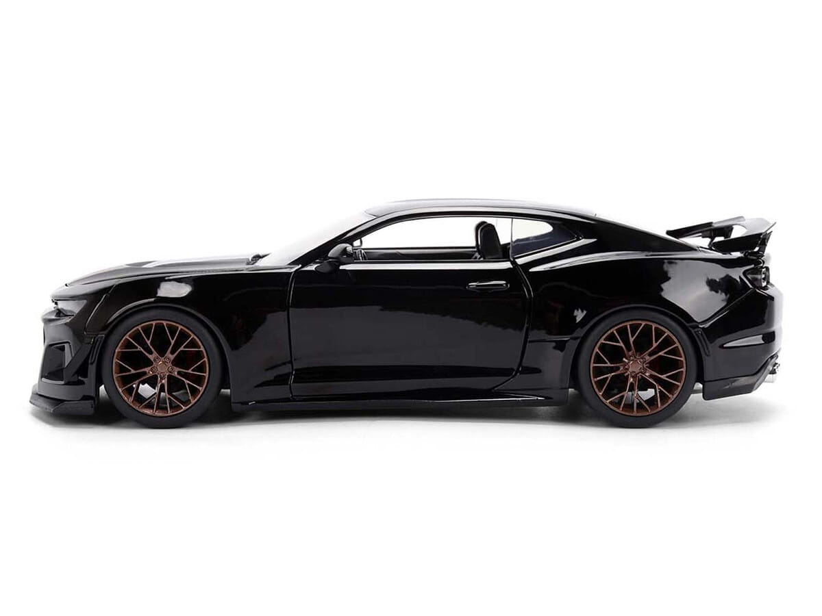 2024 Chevrolet Camaro ZL1 1LE Black "Fast X" (2023) Movie "Fast & Furious 25th Anniversary" Series 1/24 Diecast Model Car by Jada - Image 3