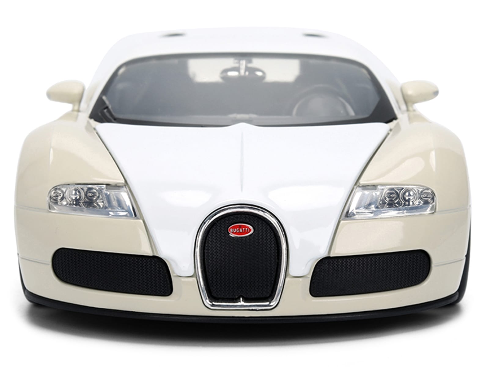2011 Bugatti Veyron White and Tan "Furious 7" (2015) Movie "25 Years of Fast & Furious" Series 1/24 Diecast Model Car by Jada - Image 5
