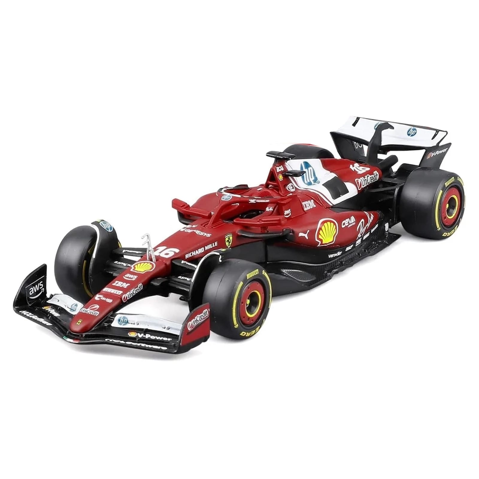 Ferrari SF-25 #16 Charles Leclerc Formula One F1 "World Championship" (2025) 1/43 Diecast Model Car by Bburago - Image 2