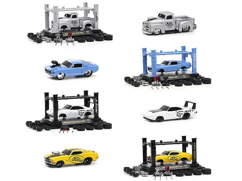 Model Kit 4 piece Car Set Release 42 Limited Edition to 9400 pieces Worldwide 1/64 Diecast Model Cars by M2 Machines