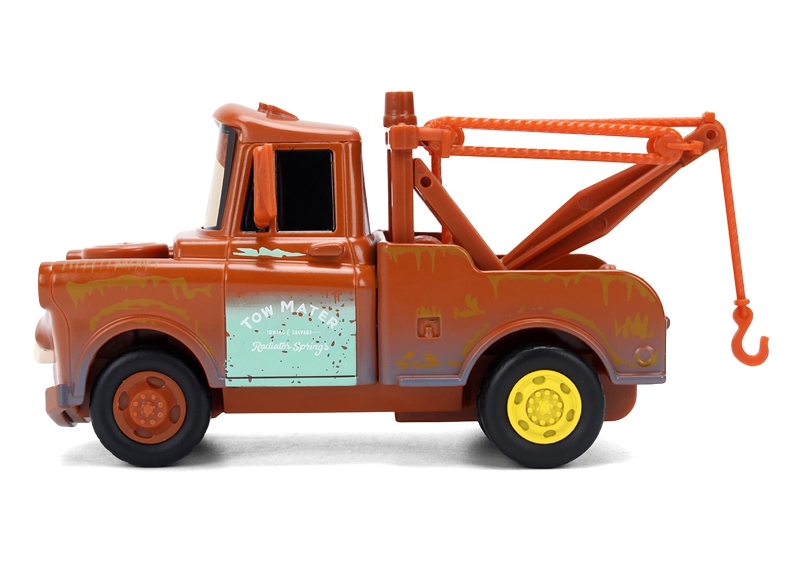 "Tow Mater" Tow Truck Brown (Rusted) "Cars" (2006) Movie "Hollywood Rides" Series 1/32 Diecast Model Car by Jada - Image 2
