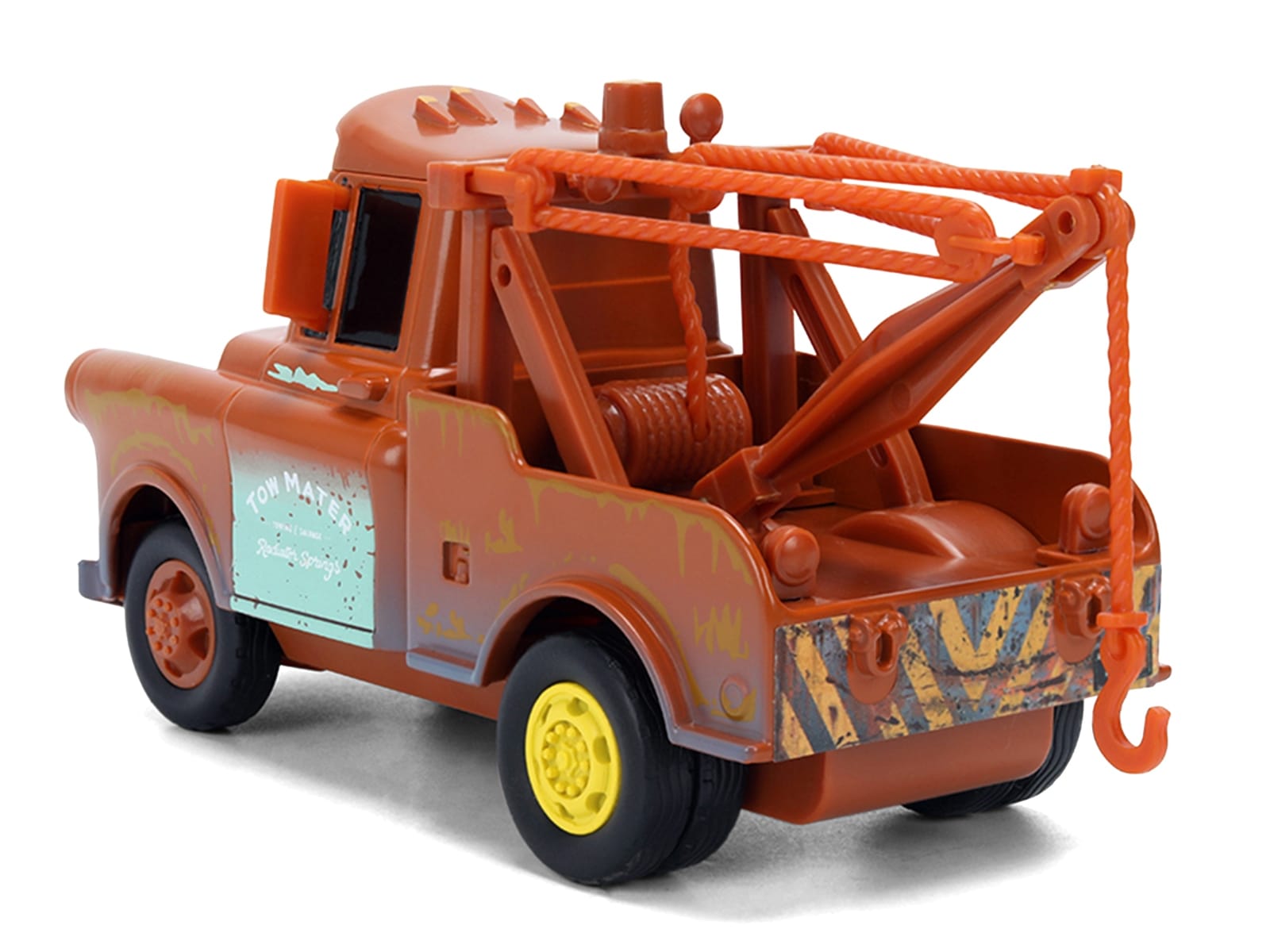 "Tow Mater" Tow Truck Brown (Rusted) "Cars" (2006) Movie "Hollywood Rides" Series 1/32 Diecast Model Car by Jada - Image 3