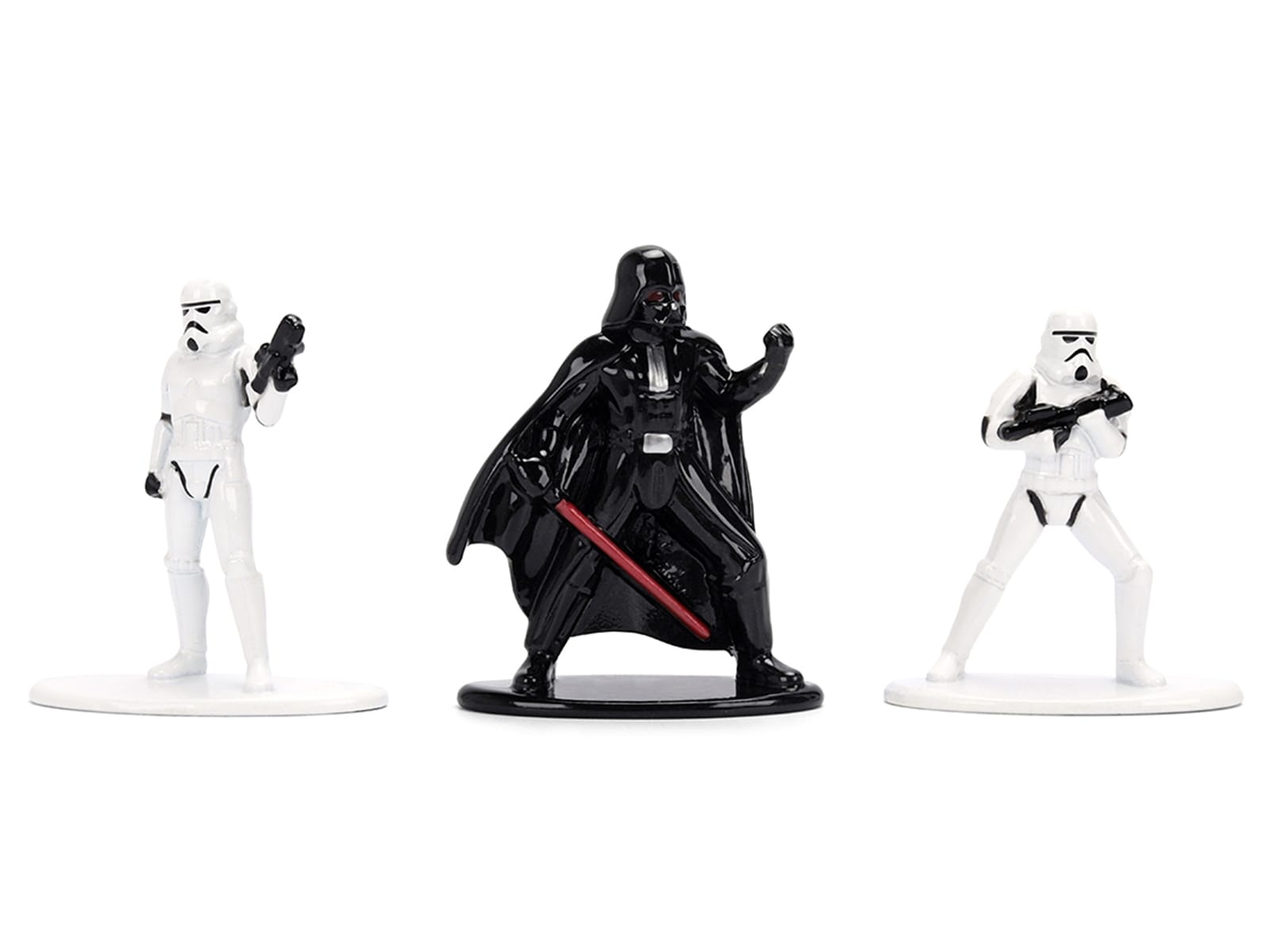 Set of 3 Diecast Figures "Star Wars" Movie Franchise "Nano Metalfigs" Series Diecast Models by Jada - Image 2