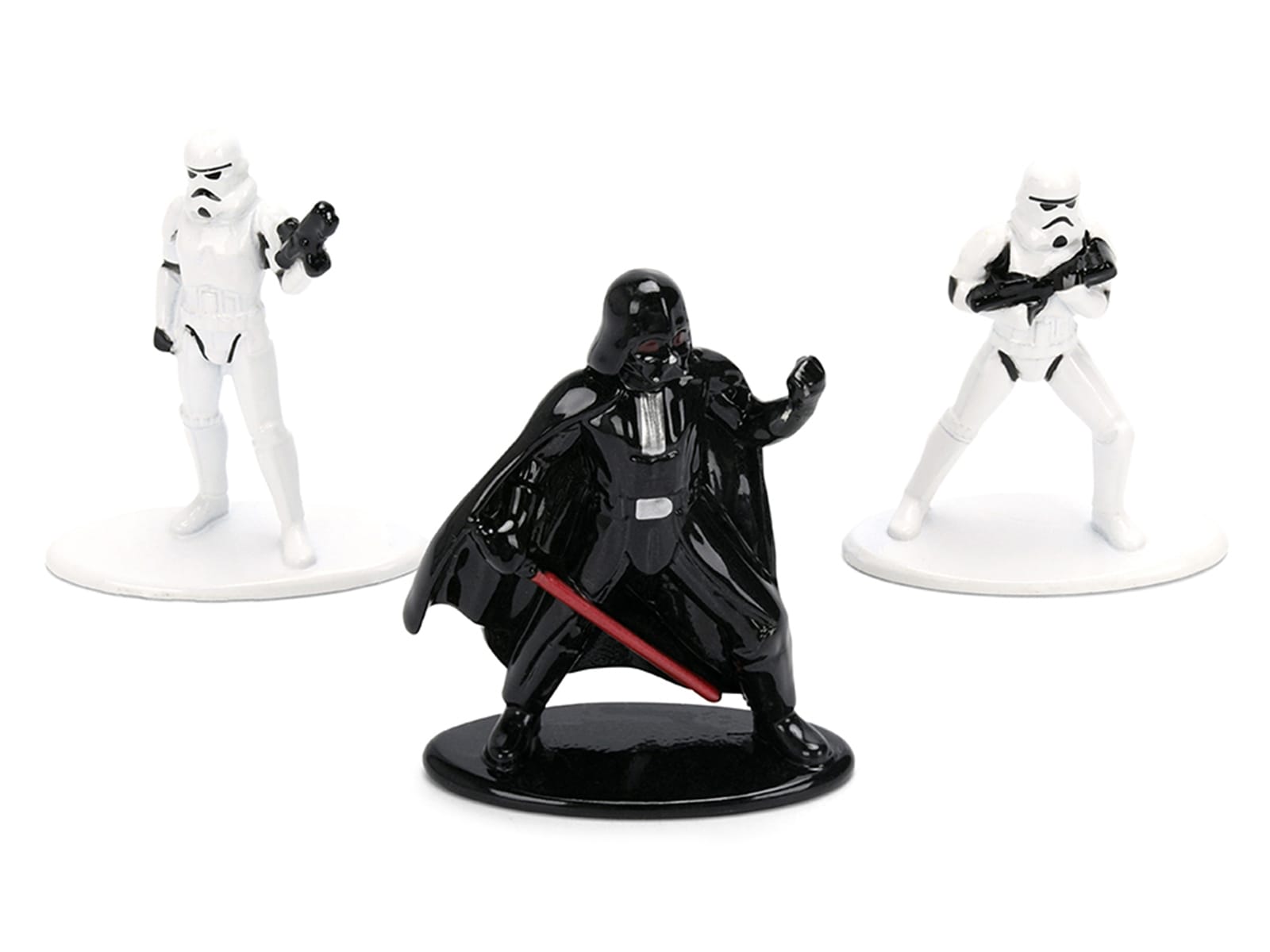 Set of 3 Diecast Figures "Star Wars" Movie Franchise "Nano Metalfigs" Series Diecast Models by Jada - Image 3