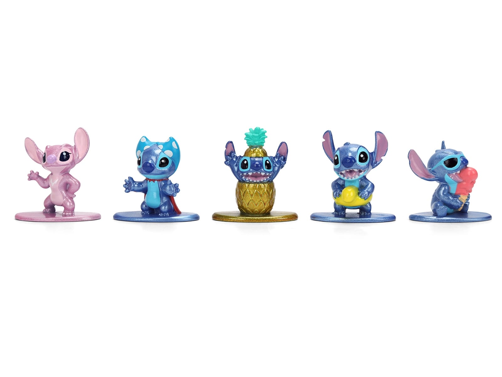 Set of 12 Diecast Figures "Disney's Stitch" Franchise "Nano Metalfigs" Series Diecast models by Jada - Image 4
