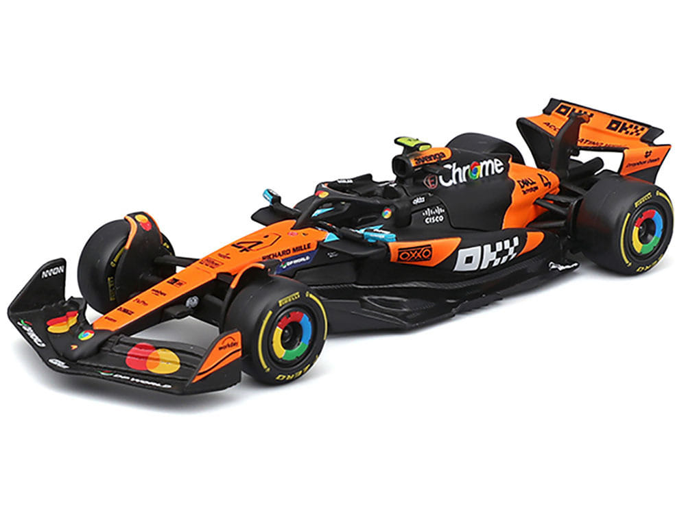 McLaren MCL39 #4 Lando Norris "OKX" Winner Formula One F1 "Australian GP" (2025) "Race" Series 1/43 Diecast Model Car by Bburago - Image 2