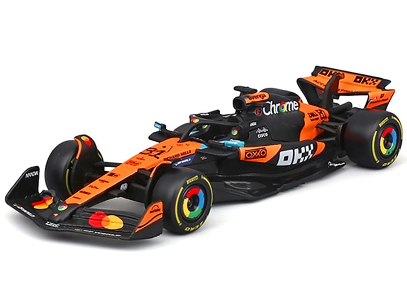 McLaren MCL39 #81 Oscar Piastri "OKX" Formula One F1 "Australian GP" (2025) "Race" Series 1/43 Diecast Model Car by Bburago - Image 2