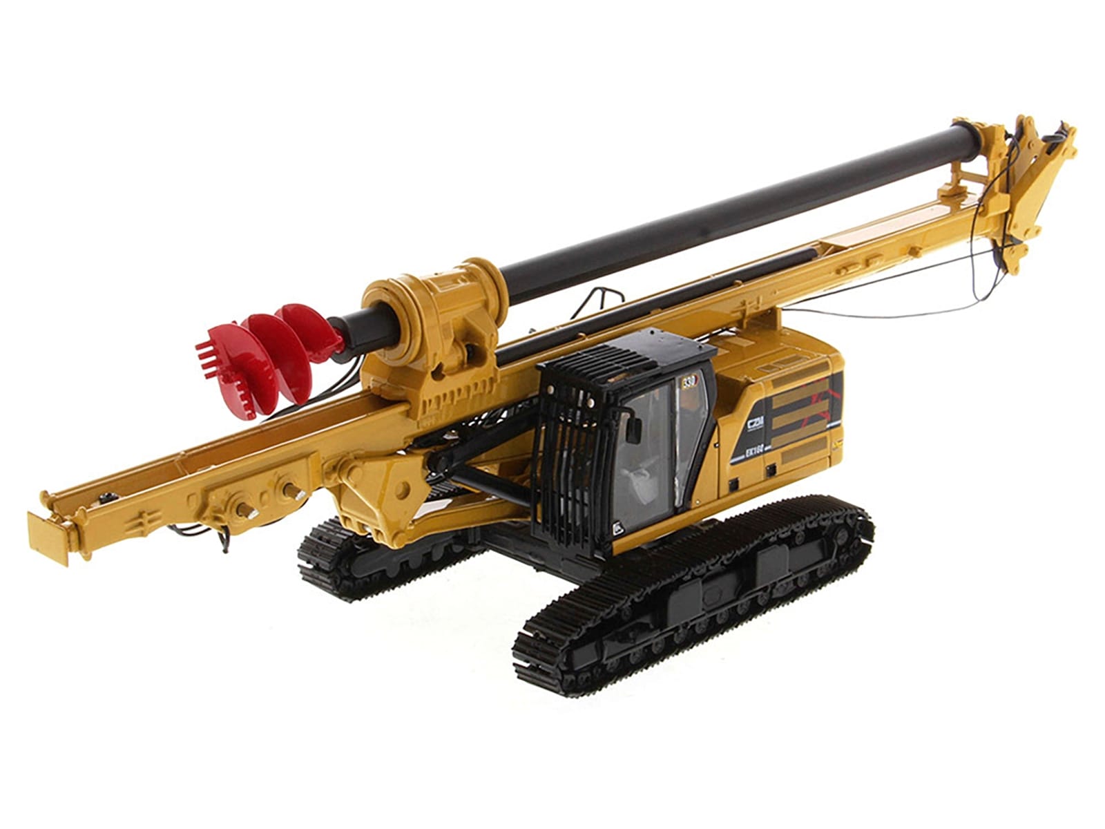 CZM EK160 Cylinder Crowd Drilling Rig Yellow "High Line" Series 1/50 Diecast Model by Diecast Masters - Image 4
