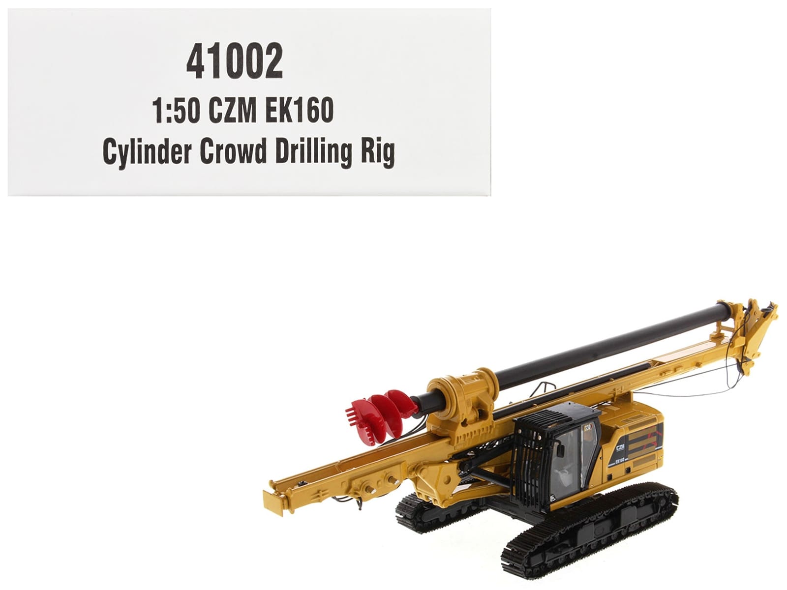 CZM EK160 Cylinder Crowd Drilling Rig Yellow "High Line" Series 1/50 Diecast Model by Diecast Masters - Image 5