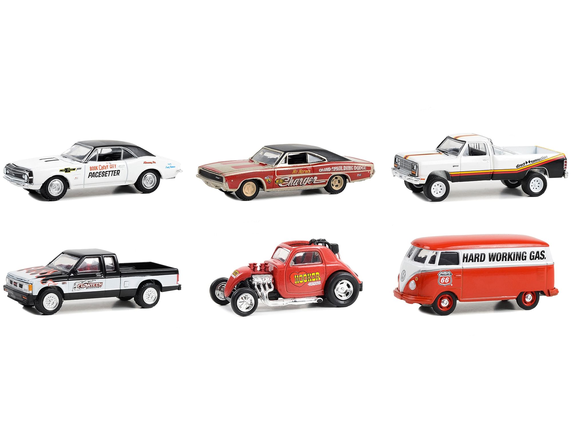 “Running on Empty” 6 piece Set Series 16 1/64 Diecast Model Cars by Greenlight