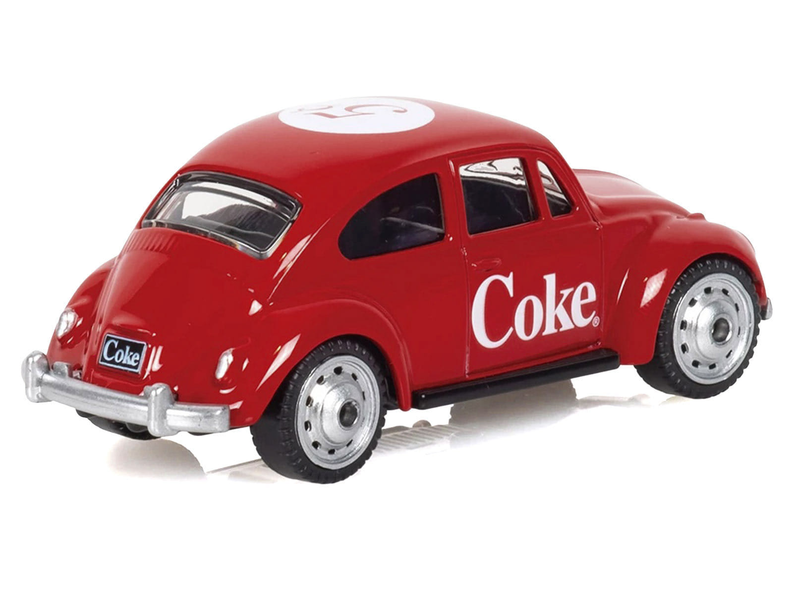 1967 Volkswagen Beetle "Coca-Cola" Red 1/50 Diecast Model by Motorcity Classics - Image 3