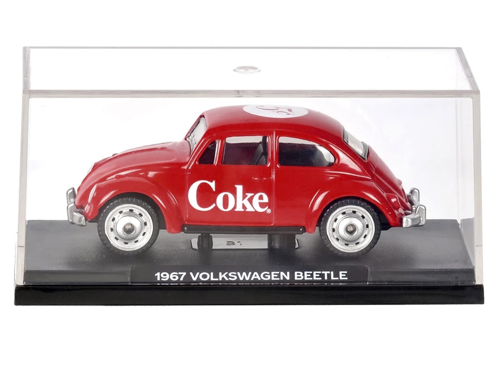 1967 Volkswagen Beetle "Coca-Cola" Red 1/50 Diecast Model by Motorcity Classics - Image 5