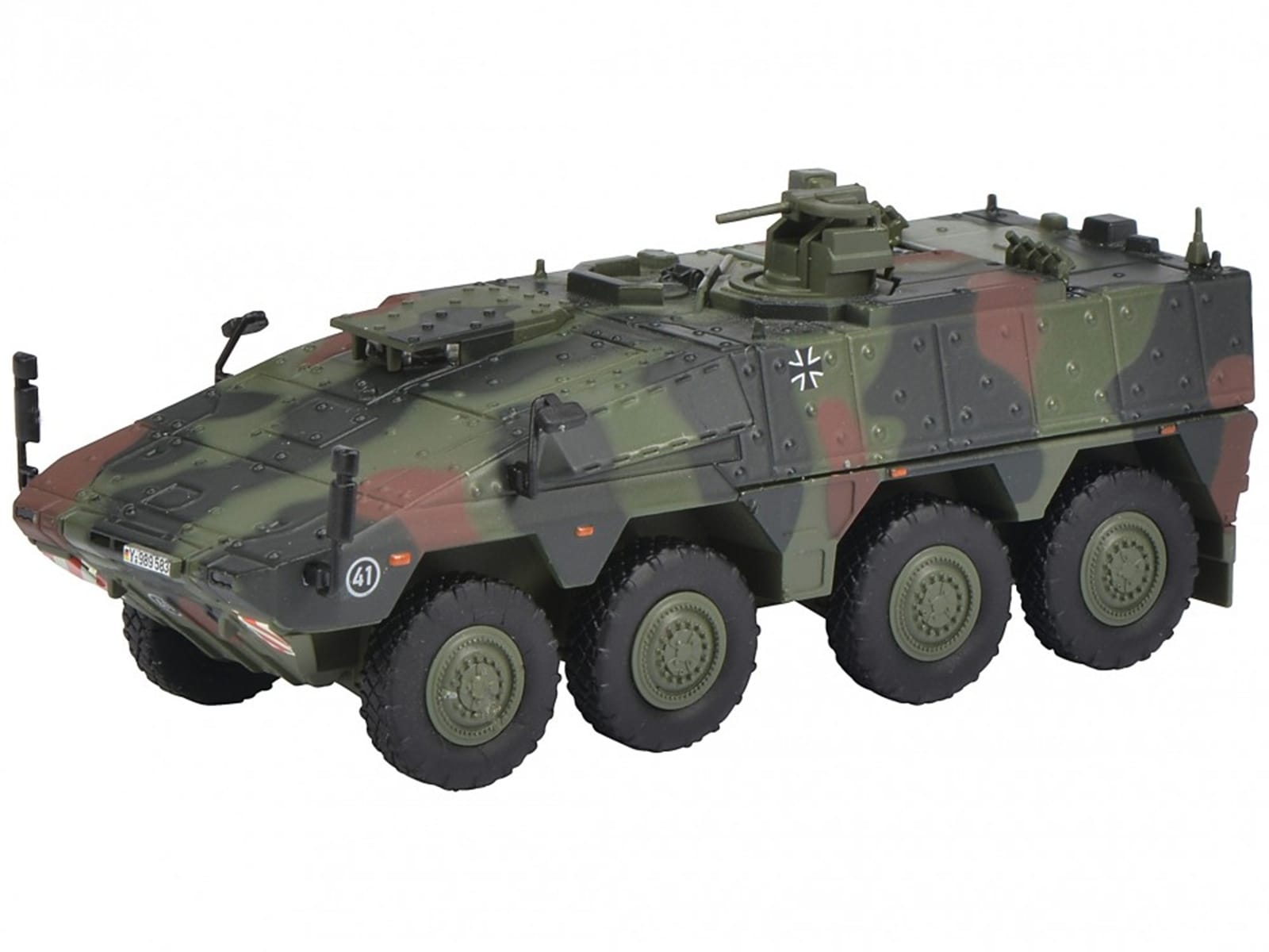 Tpz. Tank Boxer "German Army" Green Camouflage 1/87 (HO) Scale Diecast Model Car by Schuco - Image 2