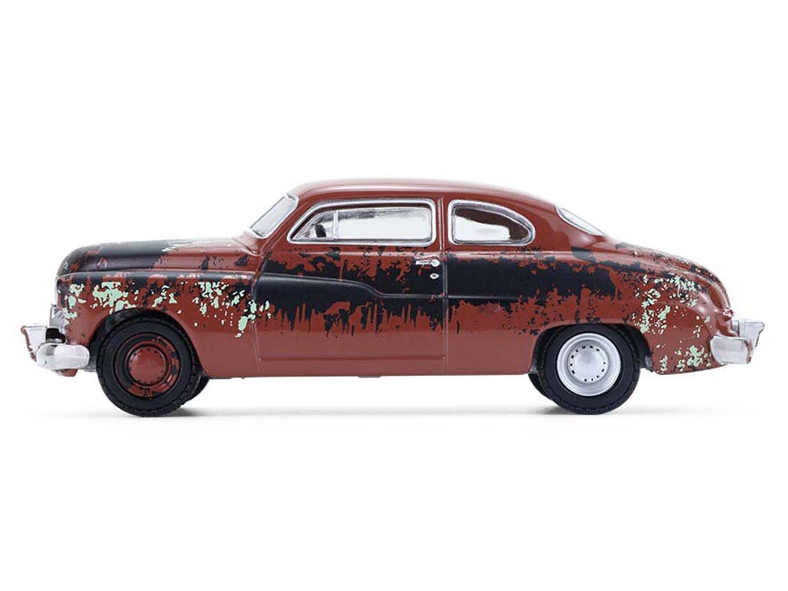 1949 Mercury Eight "Barn Find" Brown (Rusted) "Down on the Farm" Series 11 1/64 Diecast Model by Greenlight - Image 2