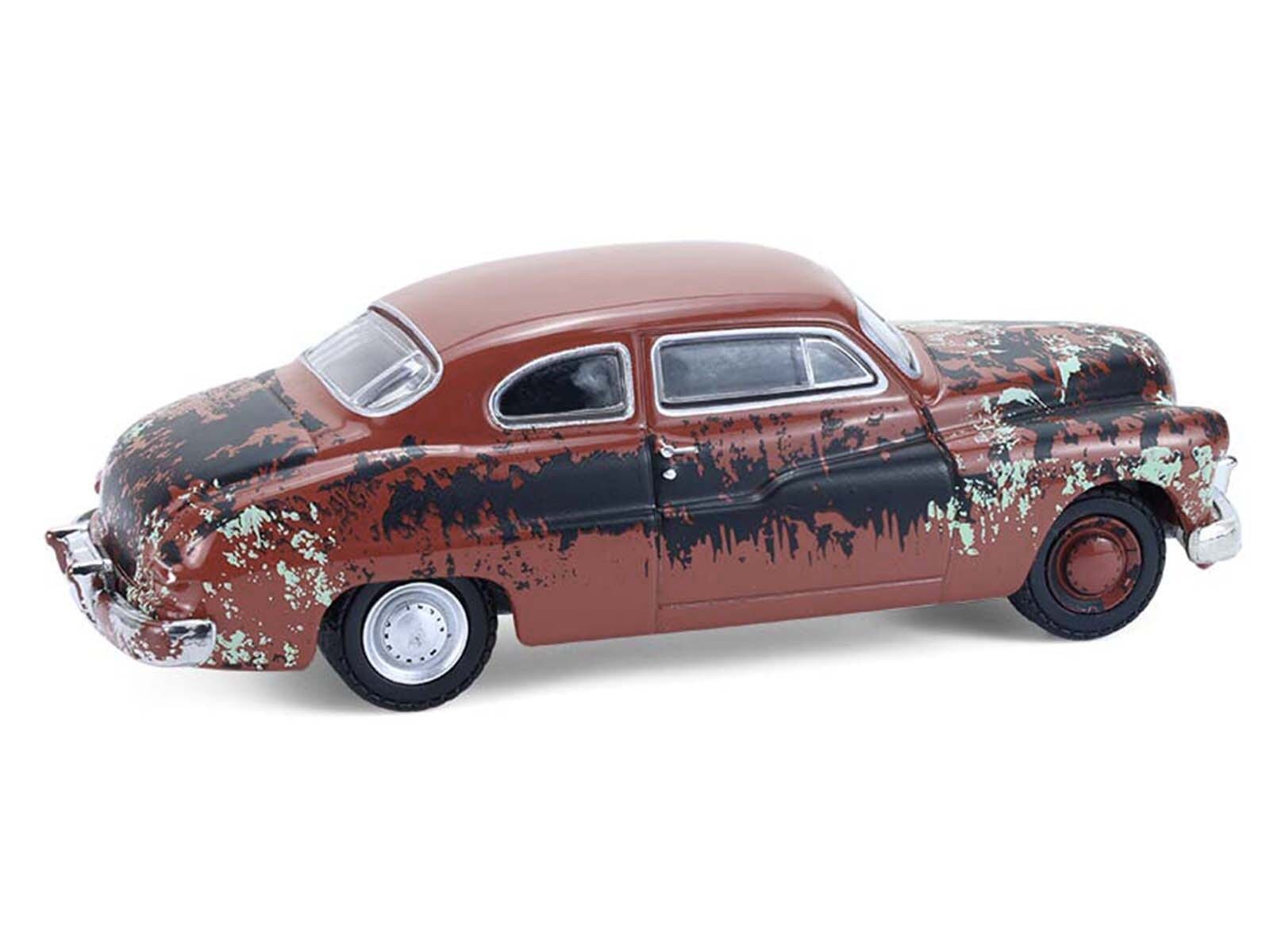 1949 Mercury Eight "Barn Find" Brown (Rusted) "Down on the Farm" Series 11 1/64 Diecast Model by Greenlight - Image 3