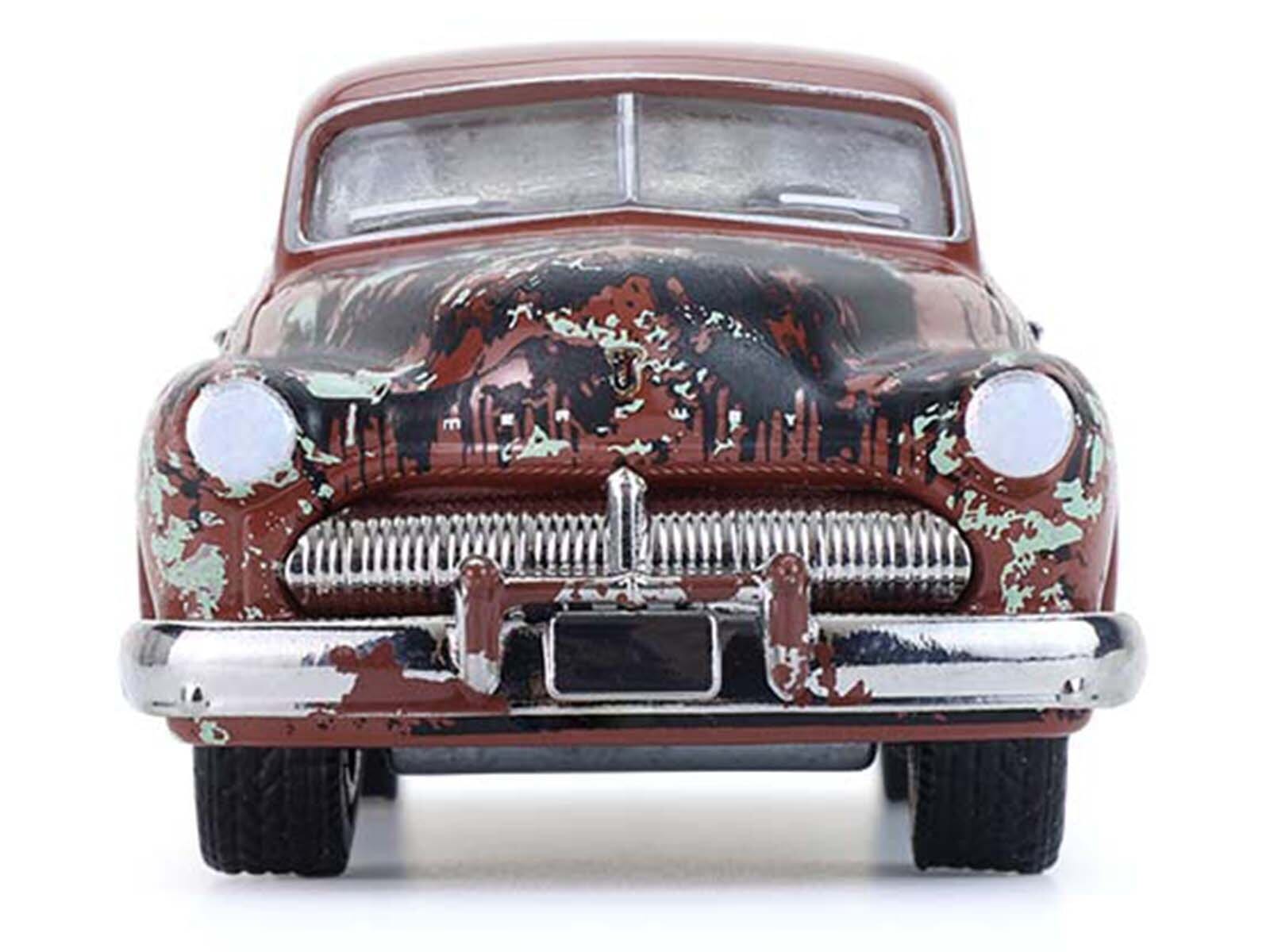 1949 Mercury Eight "Barn Find" Brown (Rusted) "Down on the Farm" Series 11 1/64 Diecast Model by Greenlight - Image 4