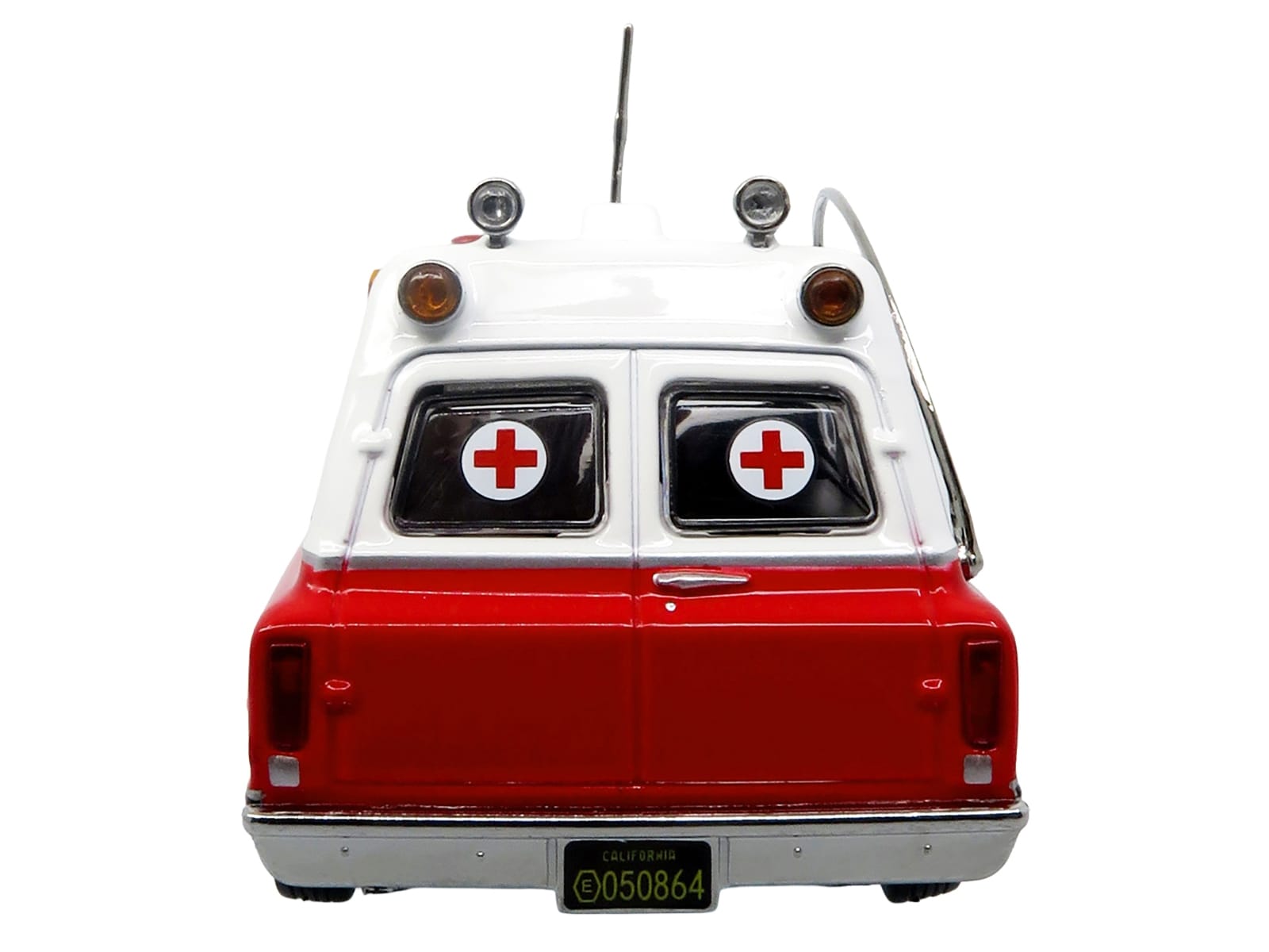 1969 Chevrolet C-10 Ambulance "Los Angeles City Fire Department" Red and White "5 Alarm" Series Limited Edition 1/50 Diecast Model by Iconic Replicas - Image 5