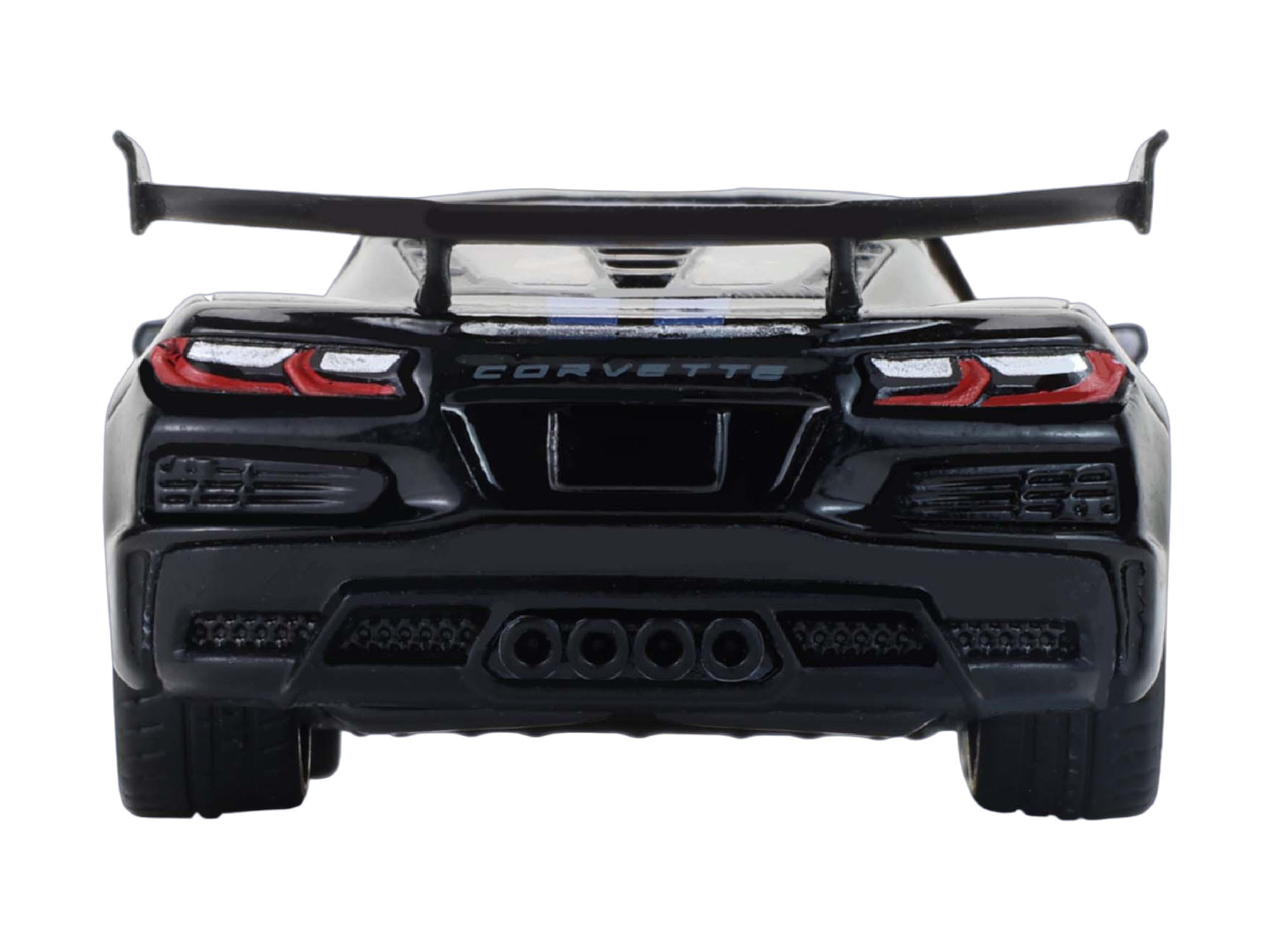 2025 Chevrolet Corvette C8 ZR1 Black with Blue Stripes with Raw Casting Dual Pack "2025 Greenlight Waltersons Collector's Expo Exclusive" 1/64 Diecast Model Car by Greenlight - Image 2