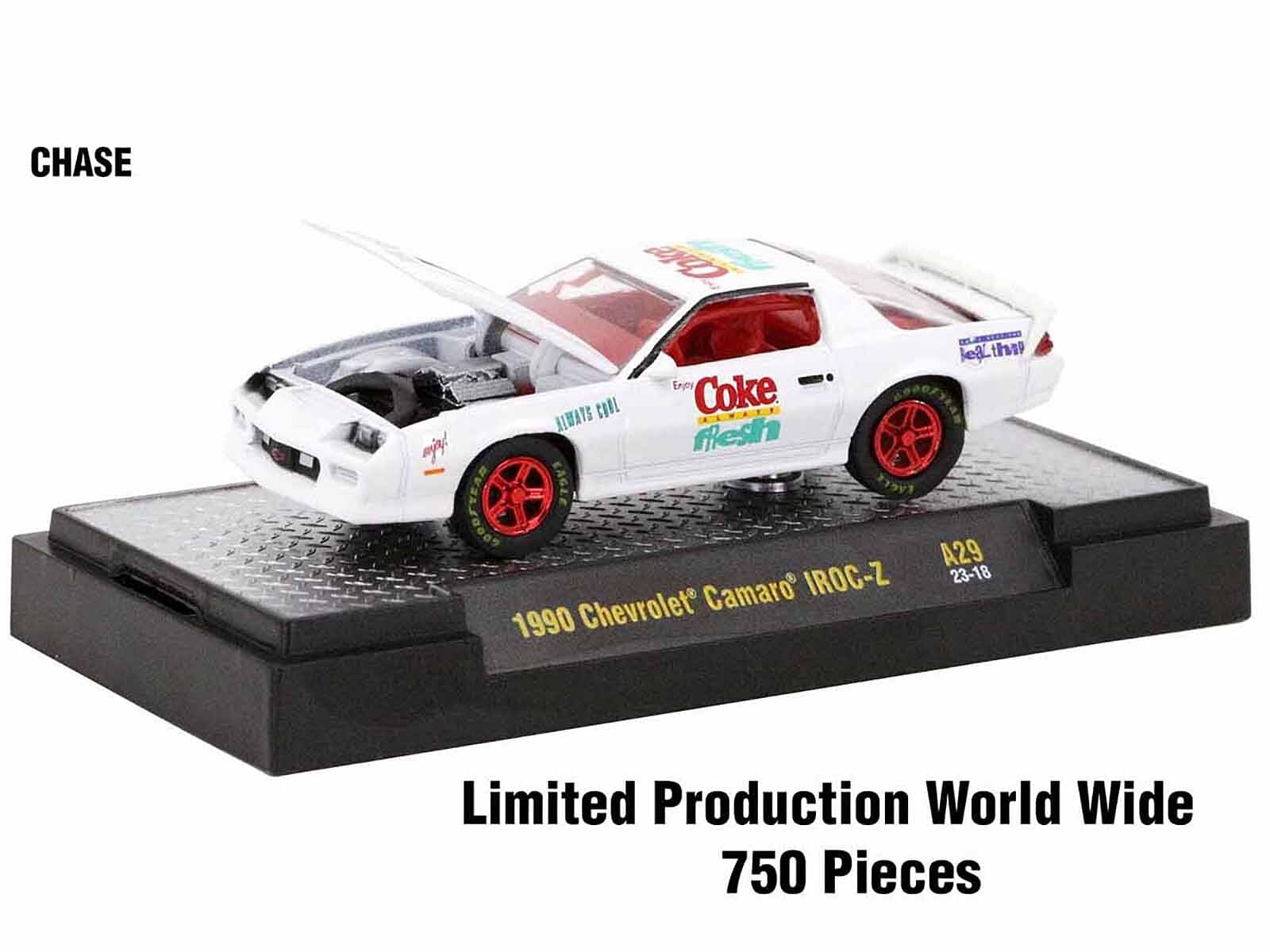 “Coca-Cola” Set of 3 pieces Release 29 Limited Edition to 5250 pieces Worldwide 1/64 Diecast Model Cars by M2 Machines