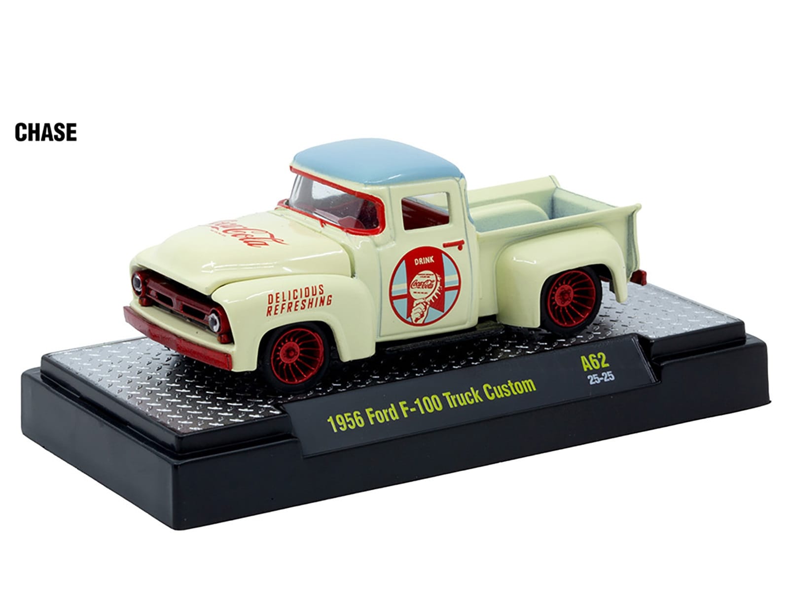 "Coca-Cola" Set of 3 pieces Release 62 Limited Edition to 8000 pieces Worldwide 1/64 Diecast Model Cars by M2 Machines - Image 3