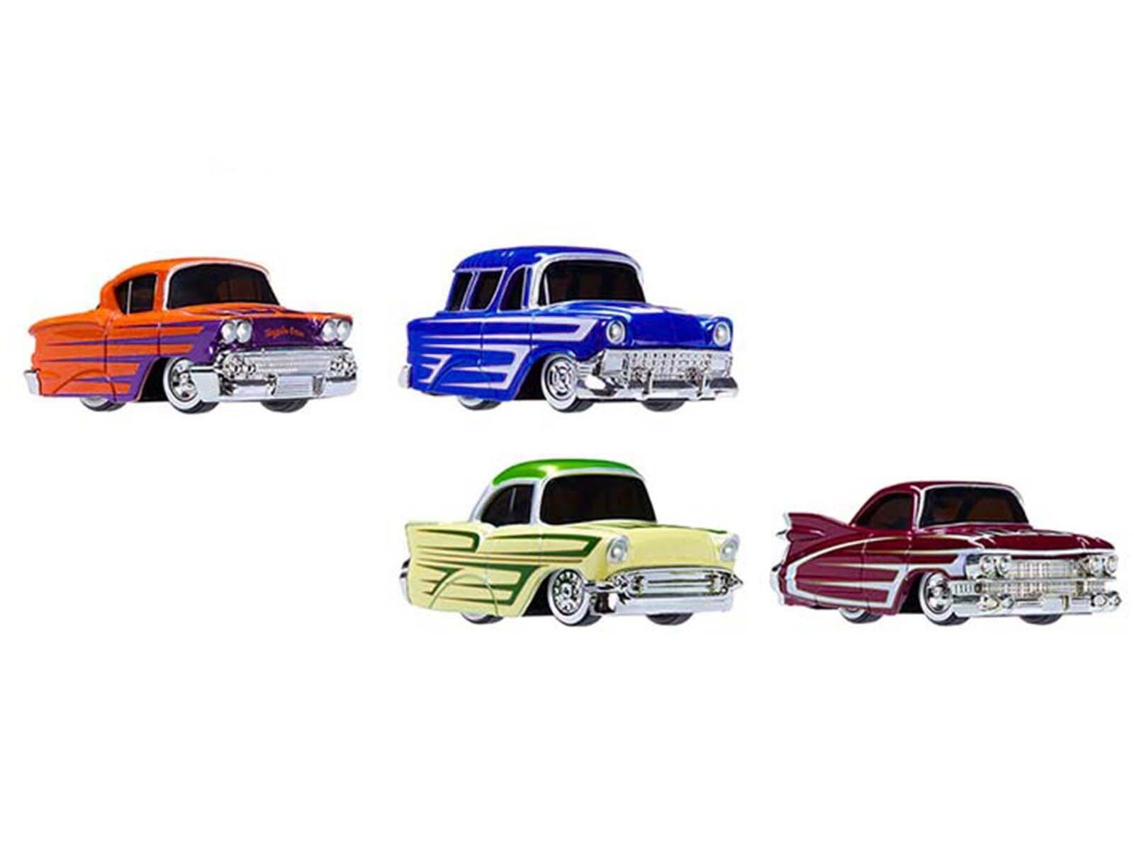 "Kustoms" Double Pack Series 8 Set of 4 Cars Diecast Model Cars by CarTuned - Image 2
