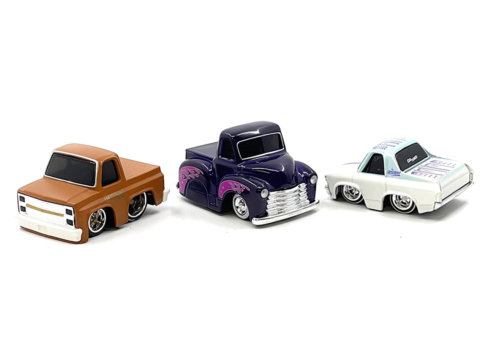"Kustoms" Series 4 Chevrolet Triple Pack Set of 3 Cars Diecast Model Cars by CarTuned - Image 2