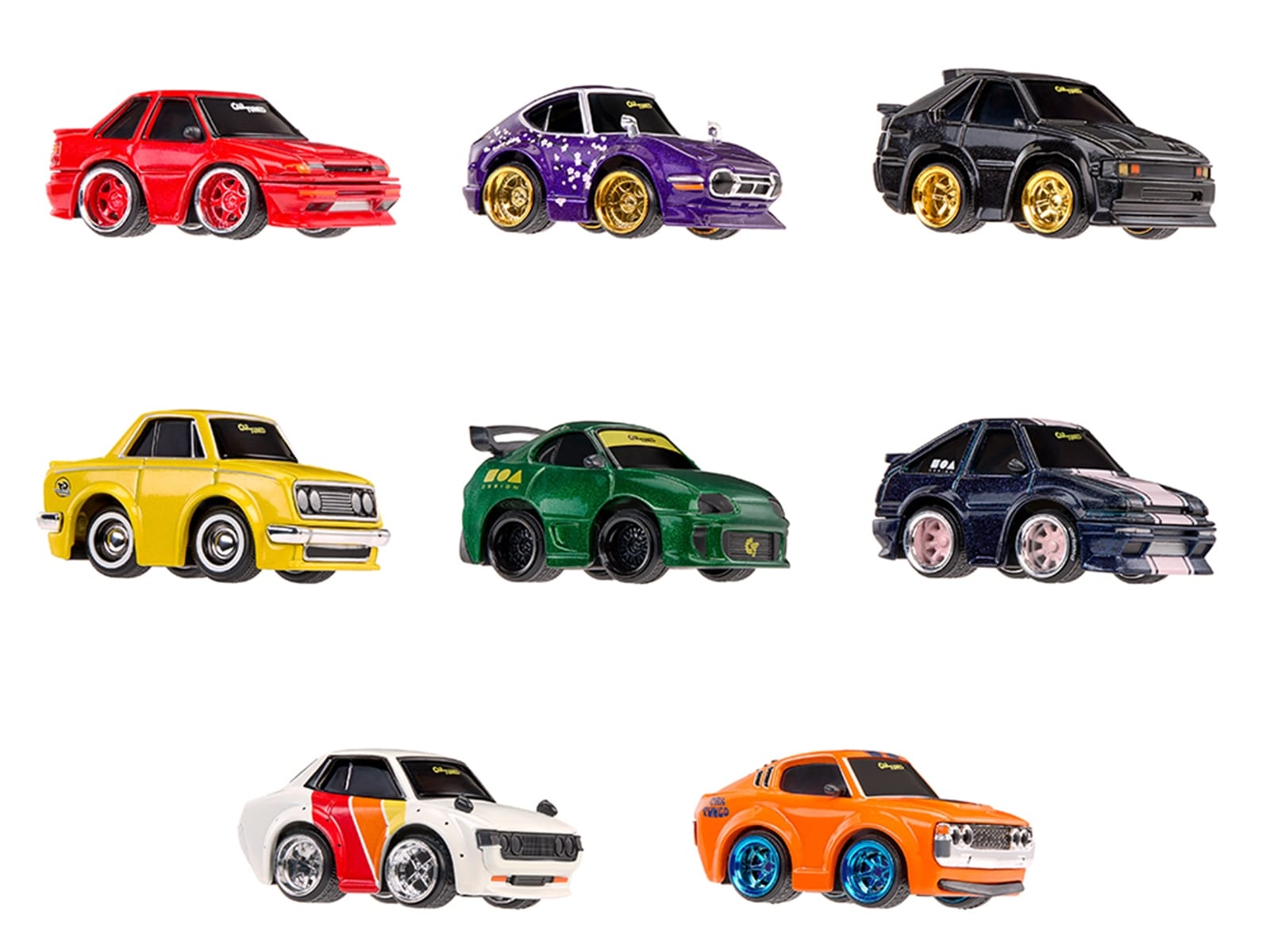 JDM Tuners Series 5 Set of 8 Pieces Diecast Model Cars by CarTuned - Image 3