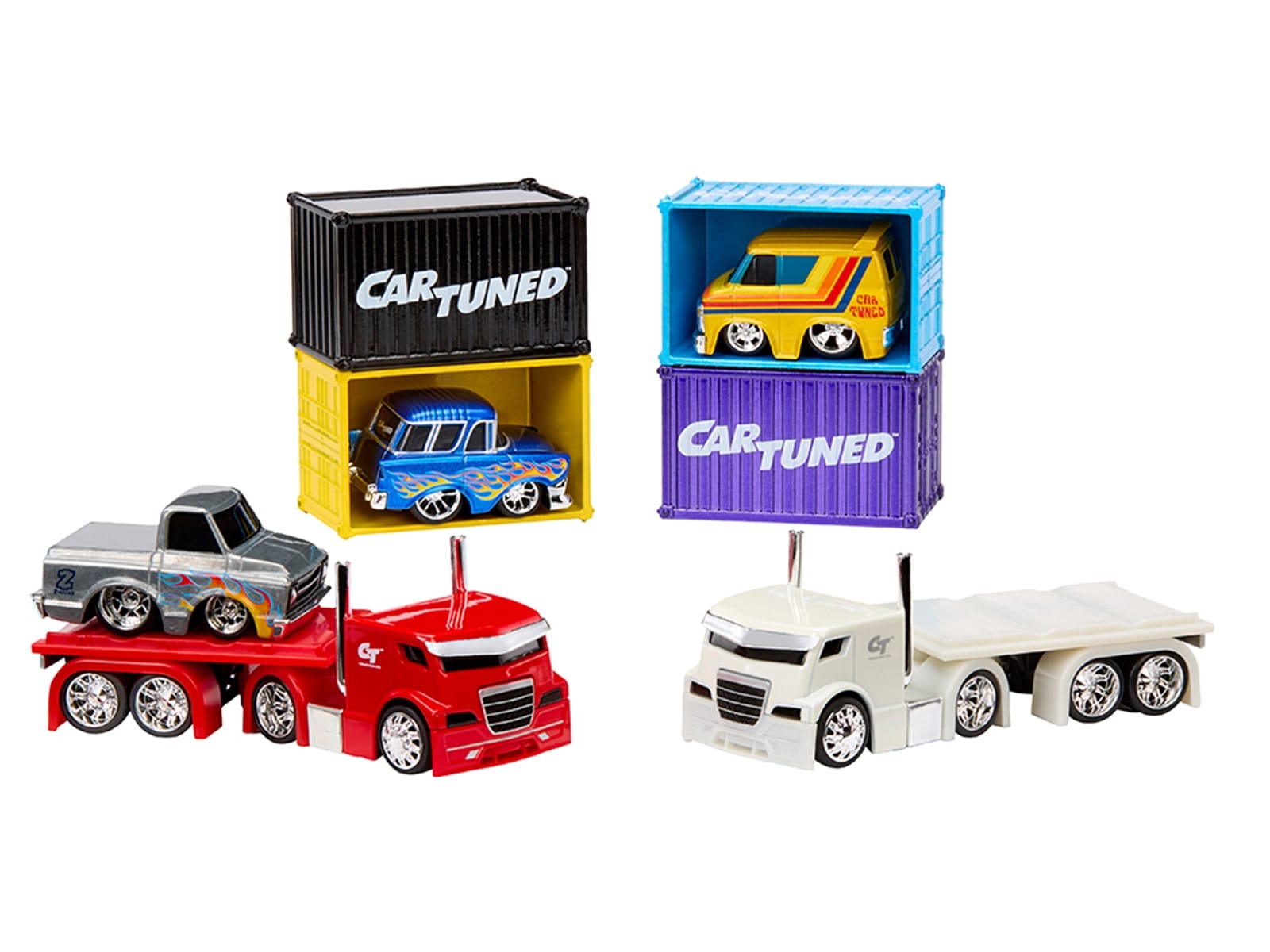 "Rigs" Container Case Series 2 Set of 4 Pieces Diecast Model Cars by CarTuned - Image 3
